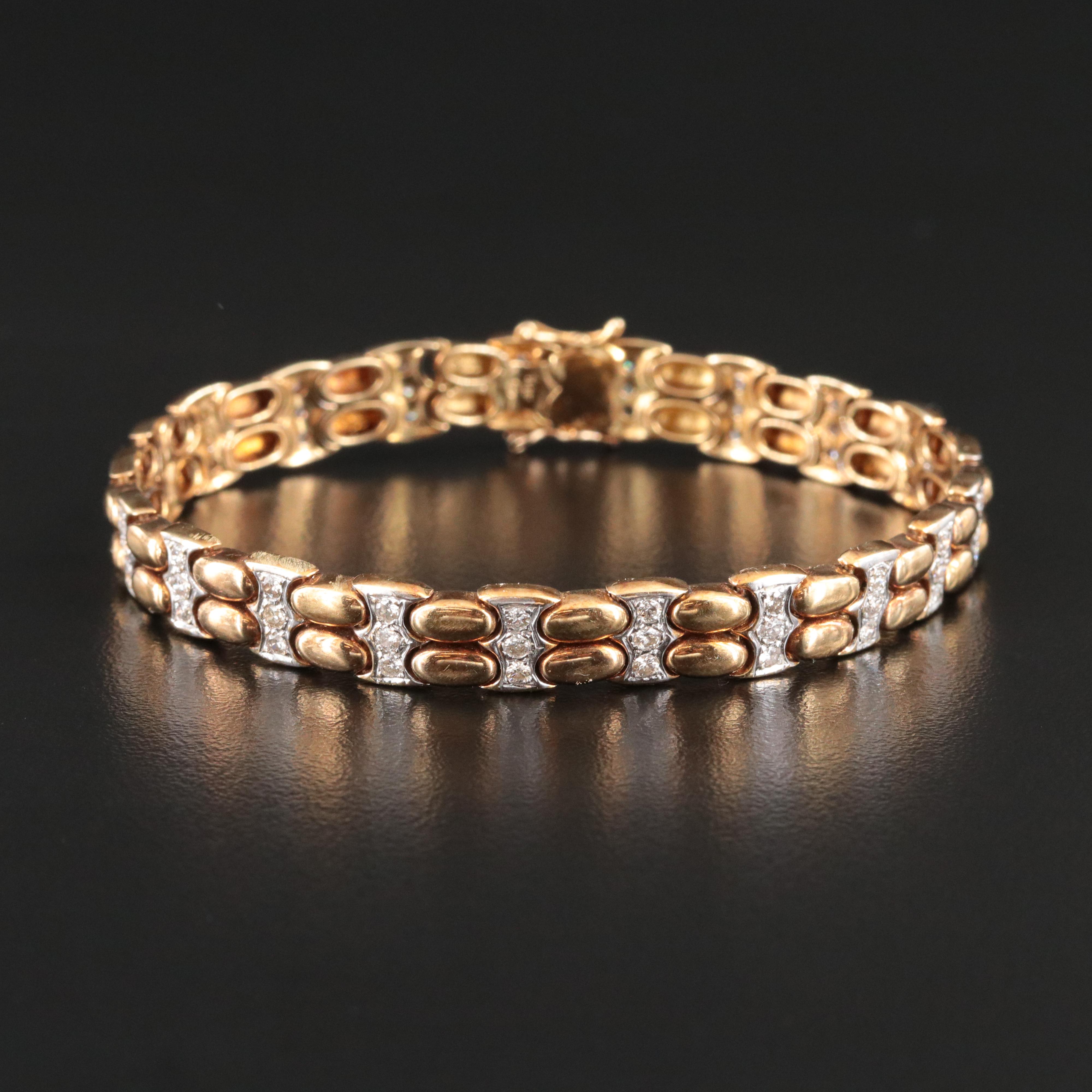 14K 1.48 CTW Diamond Bracelet