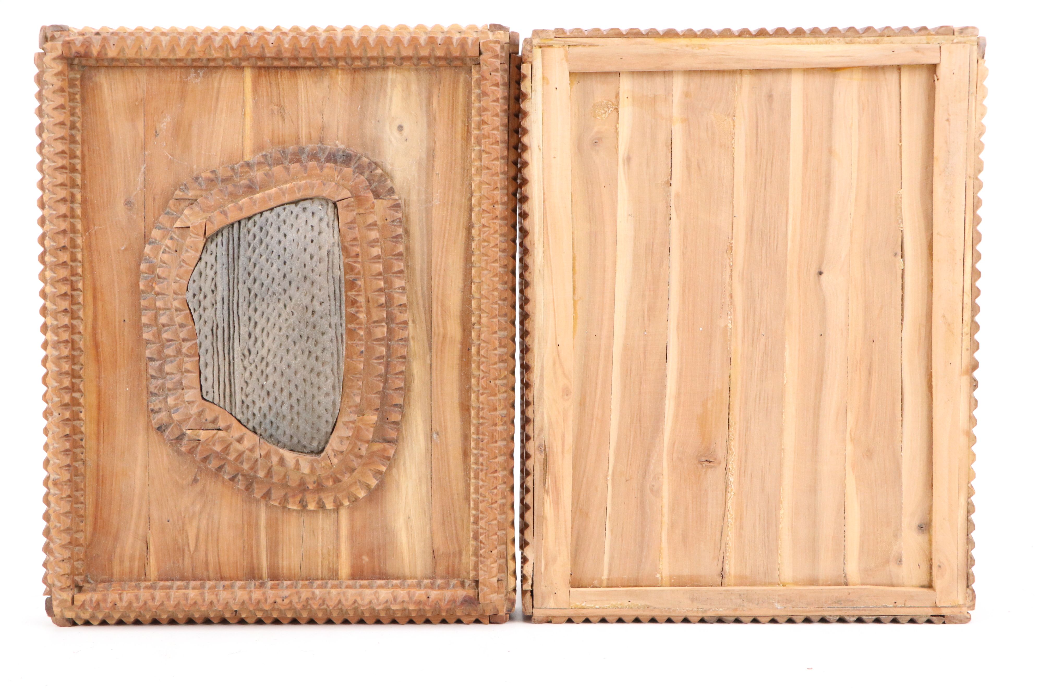 Robert Beaven Primitive Style Handcrafted Wood Lidded Box