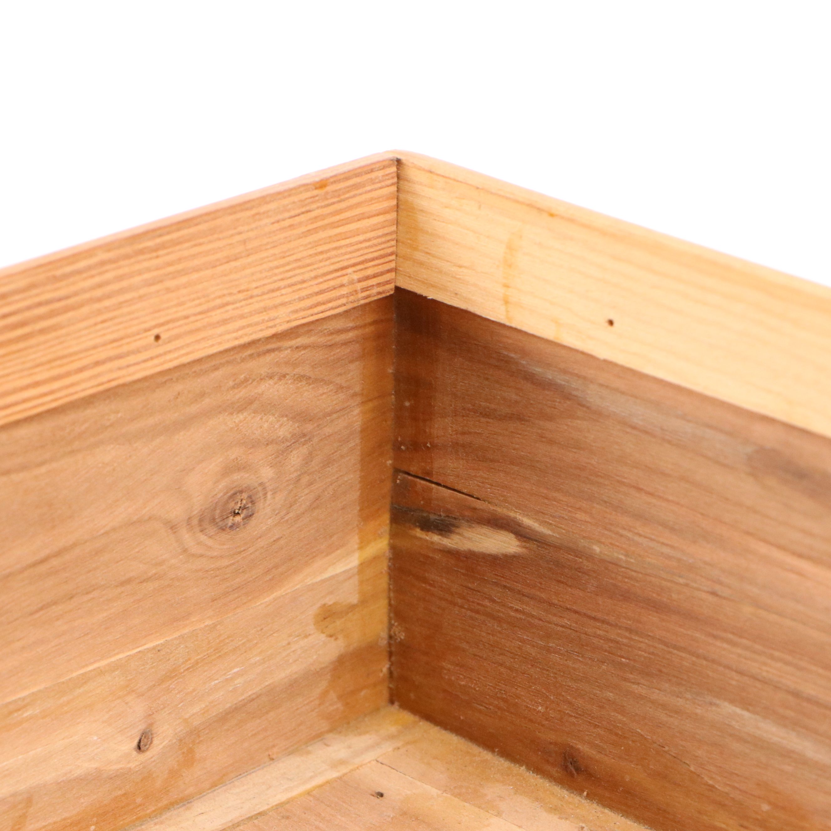 Robert Beaven Primitive Style Handcrafted Wood Lidded Box