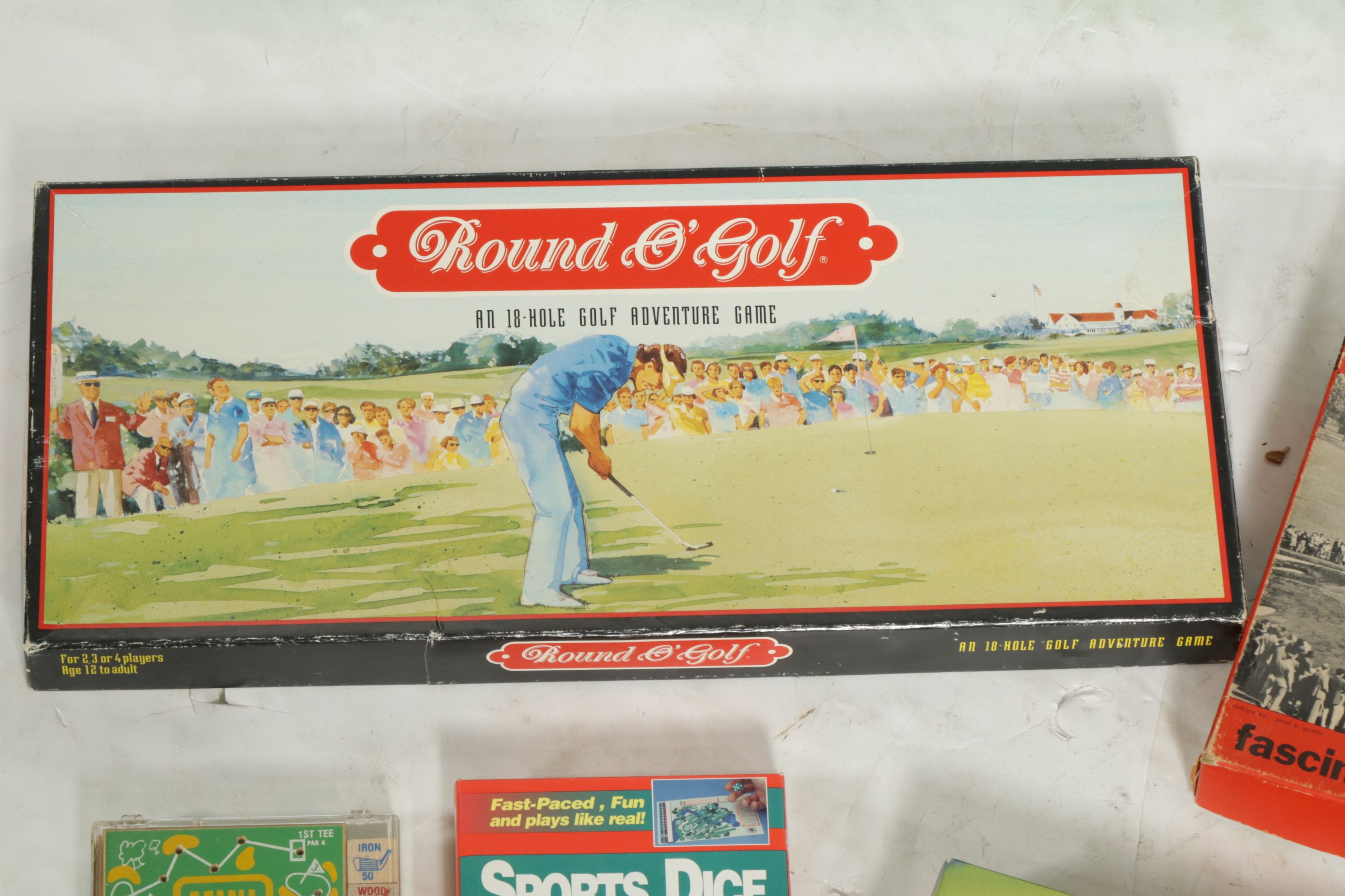 "Golf Mania" and "Golf Tee" with "Birdie Golf" and More Golf Board Games, 1970s