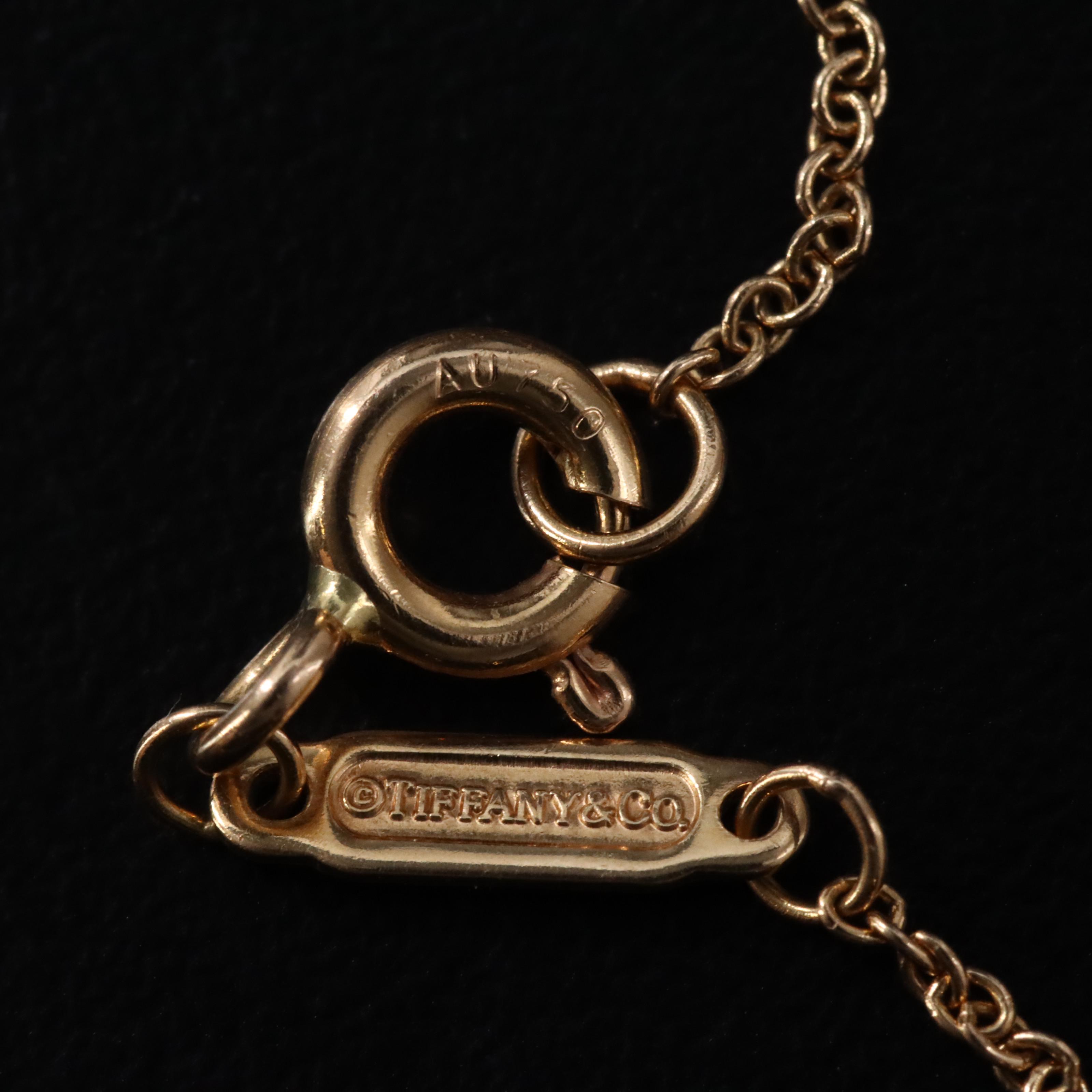 Tiffany & Co. 18K Rose Gold Infinity Necklace