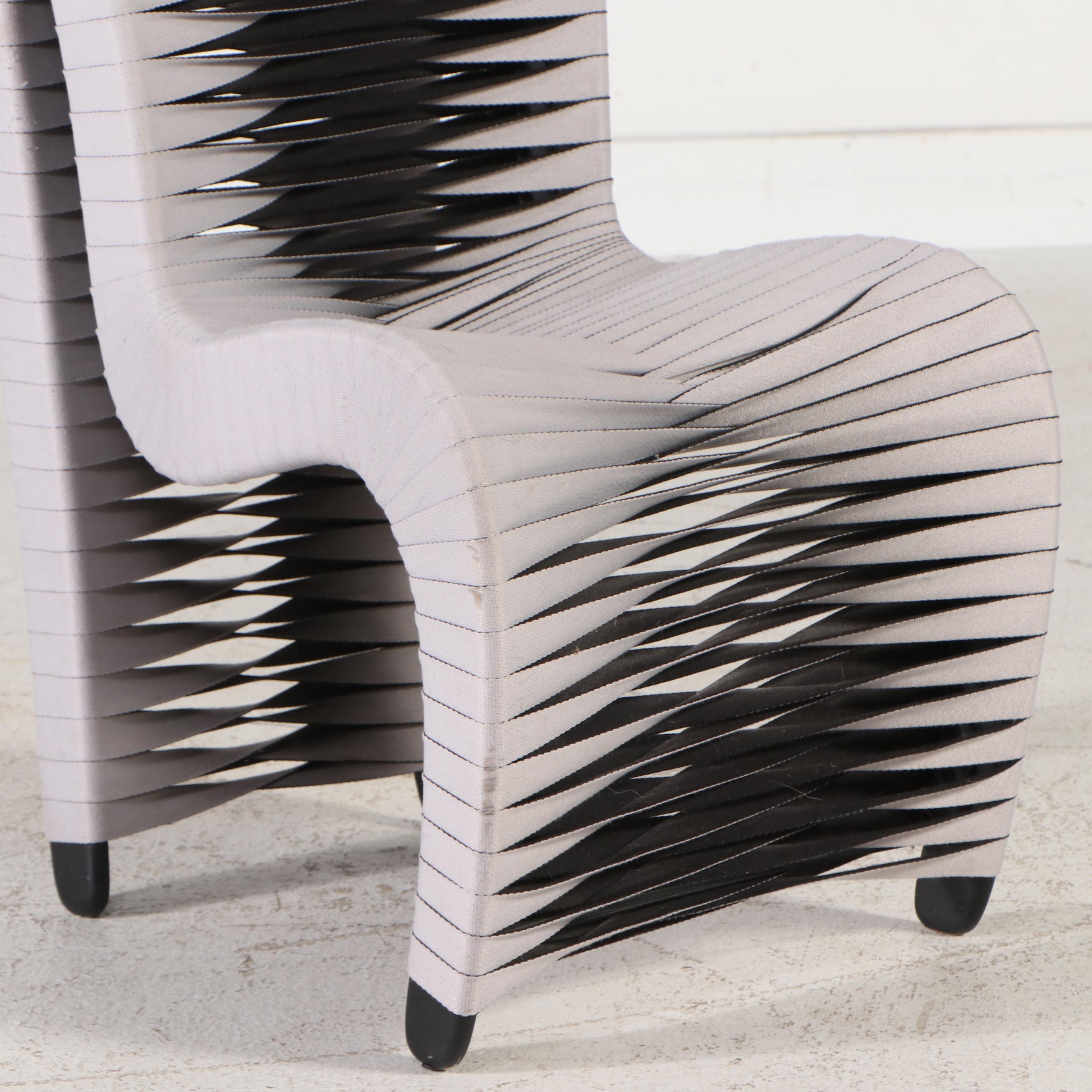 Phillips Collection Contemporary Seat Belt Dining Chair