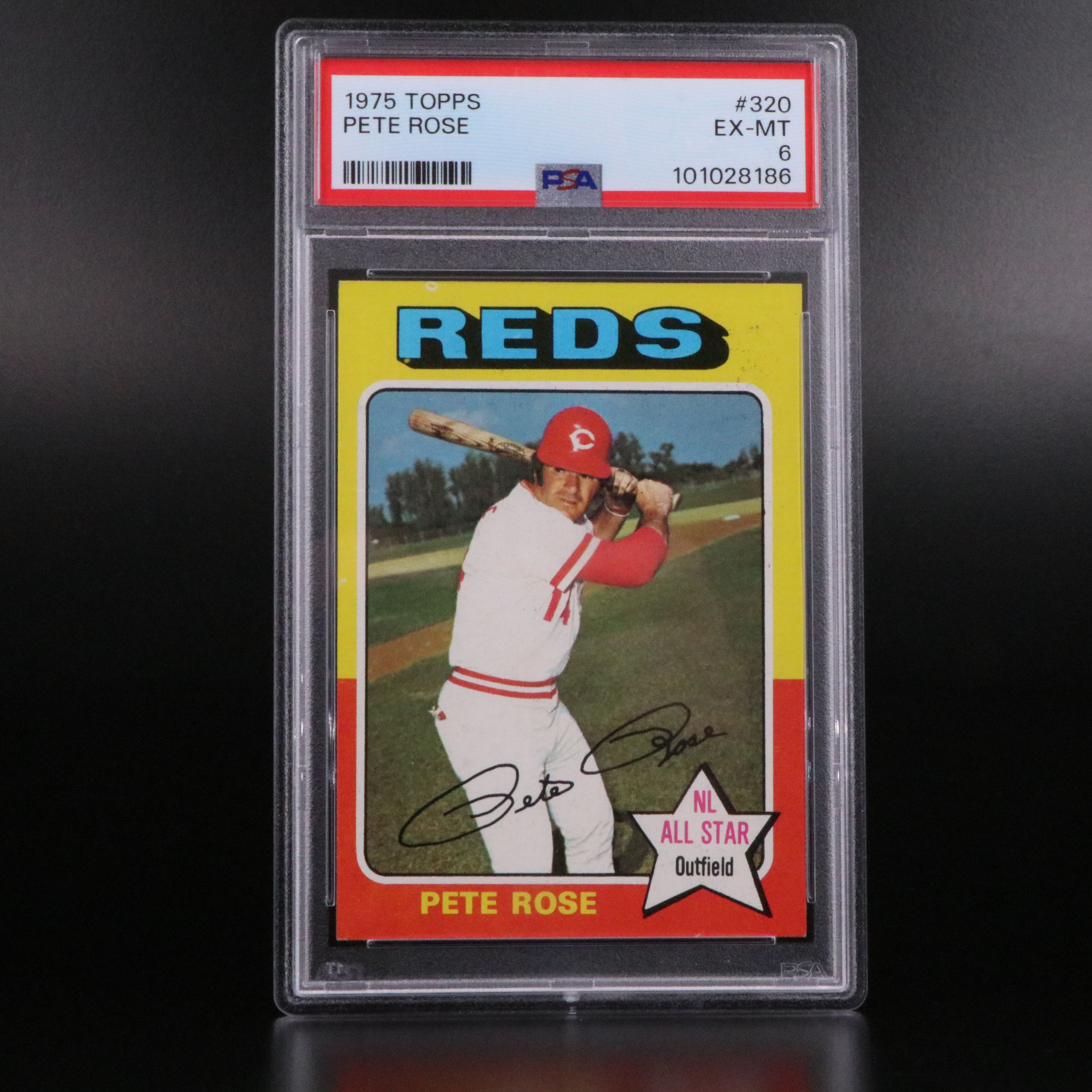 Pete Rose SGC and PSA Graded Baseball Cards with Bronze Coin