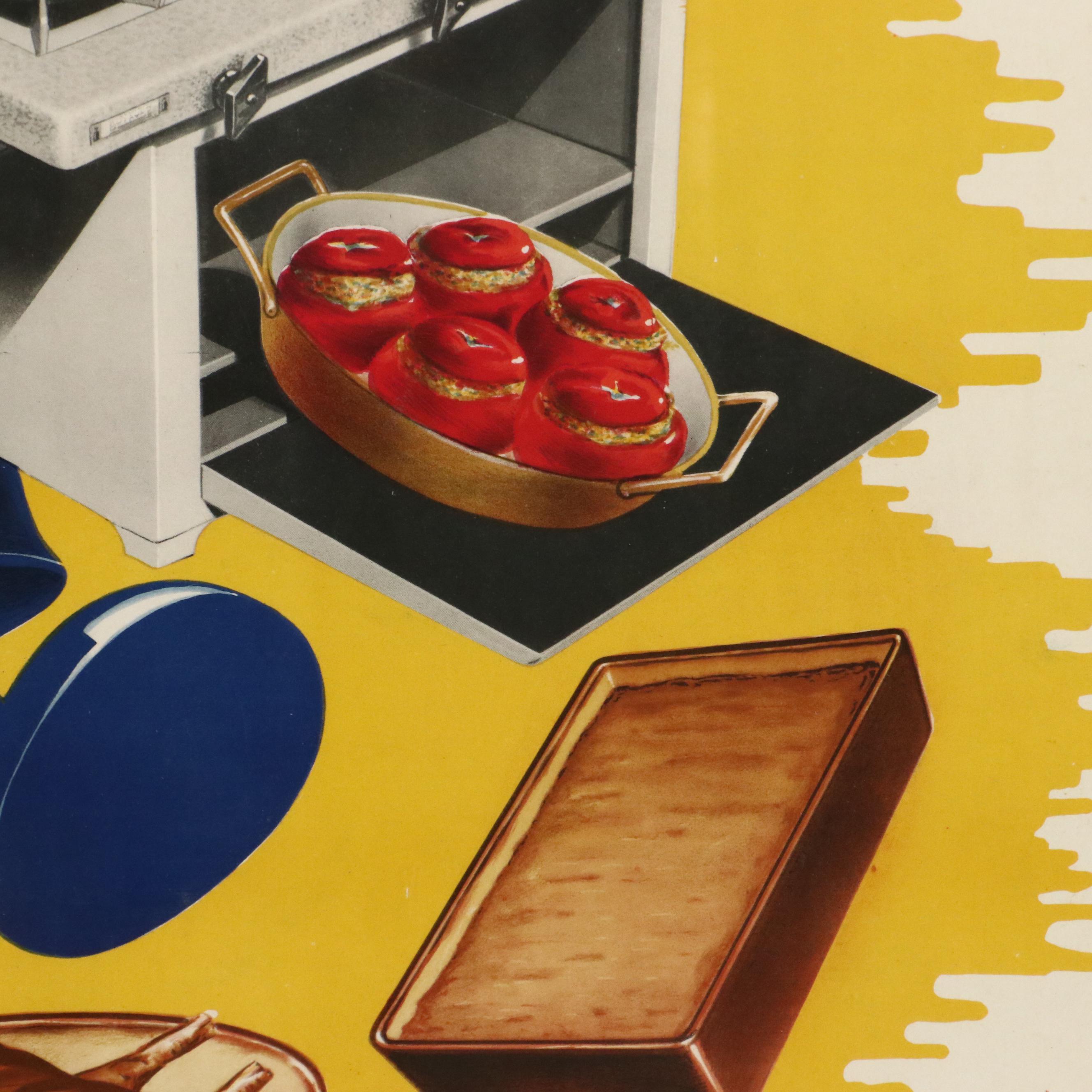 Lithograph and Halftone Poster "Butagaz - le Premier Butane Français," c. 1940