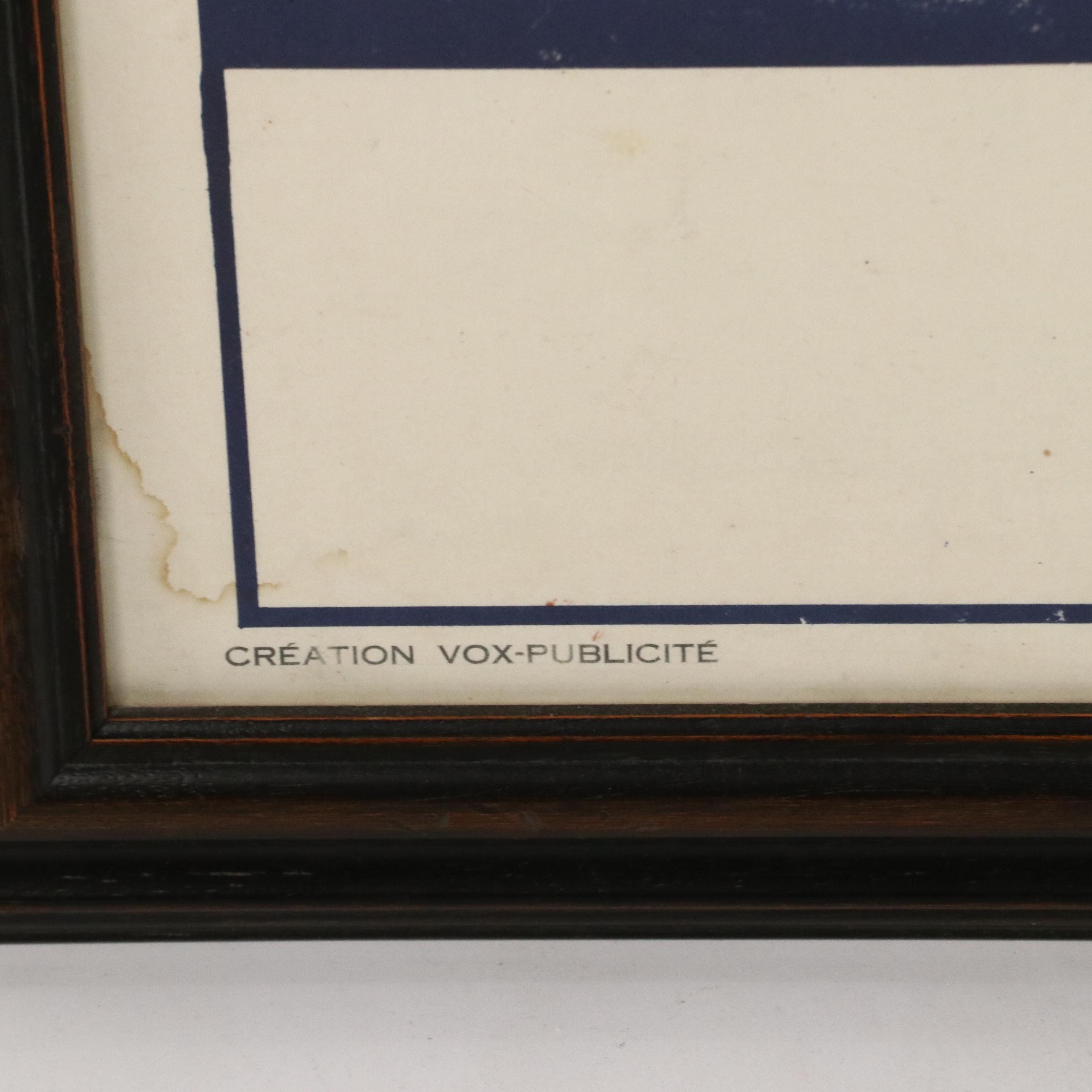 Lithograph and Halftone Poster "Butagaz - le Premier Butane Français," c. 1940