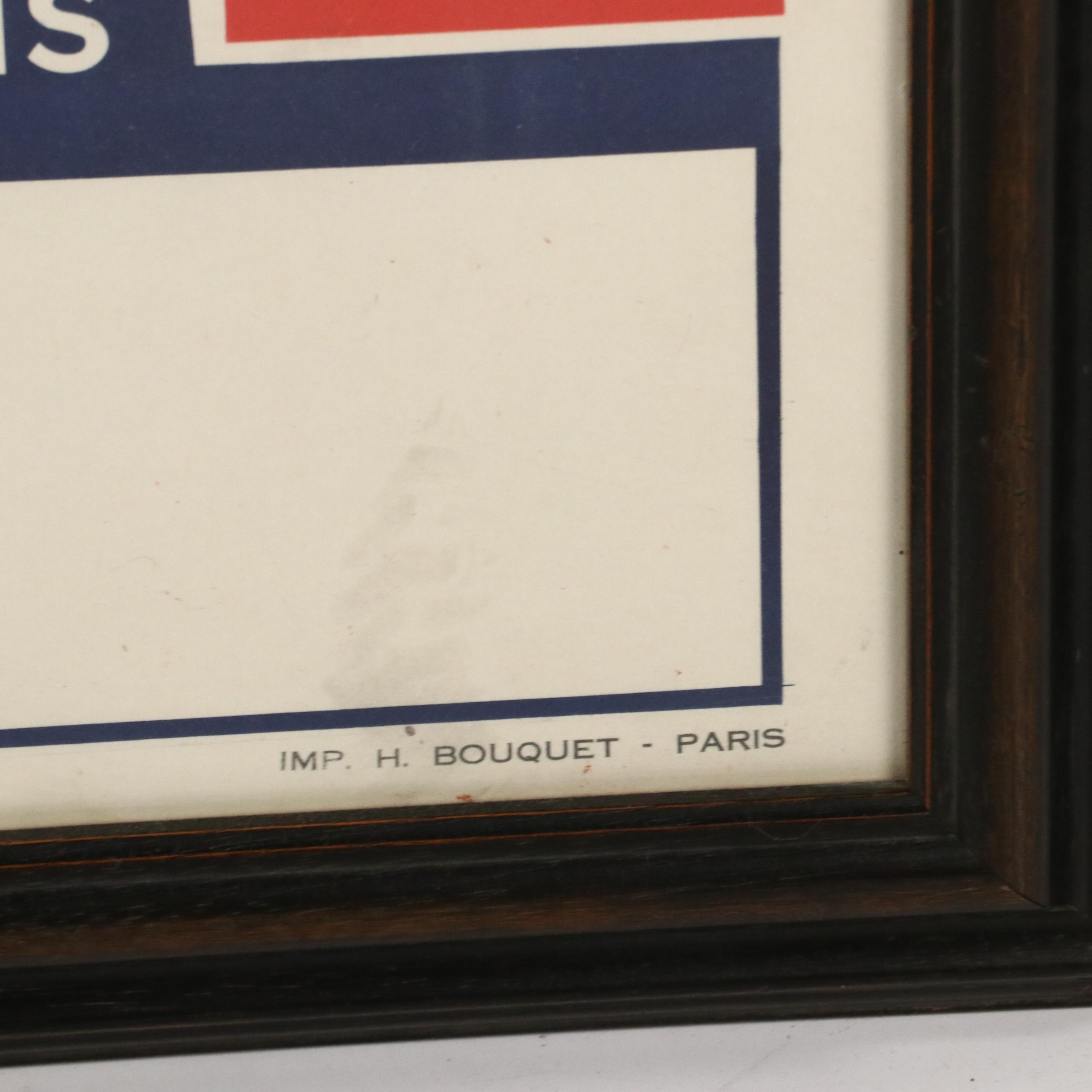 Lithograph and Halftone Poster "Butagaz - le Premier Butane Français," c. 1940