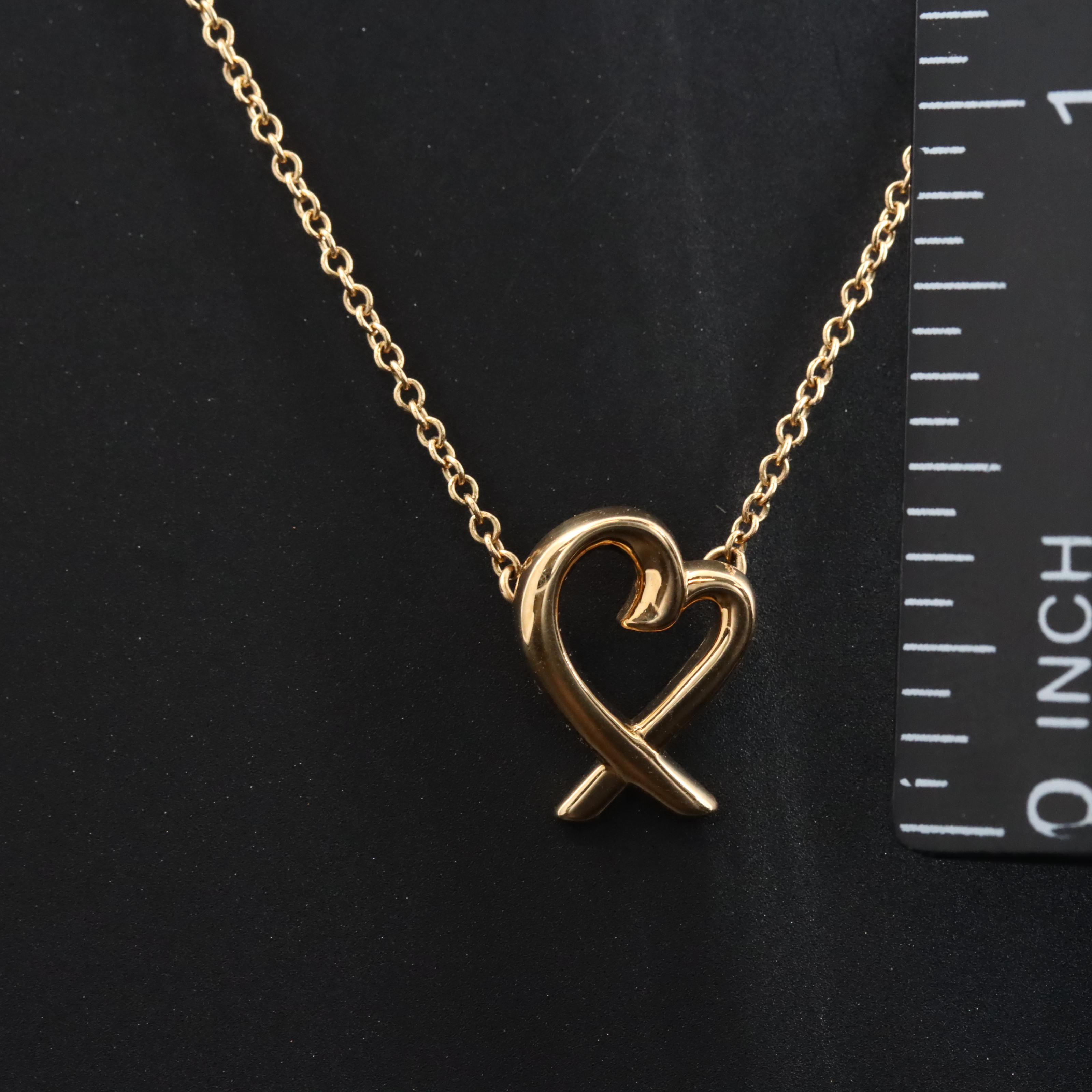 Paloma Picasso for Tiffany & Co. Loving Heart 18K Necklace