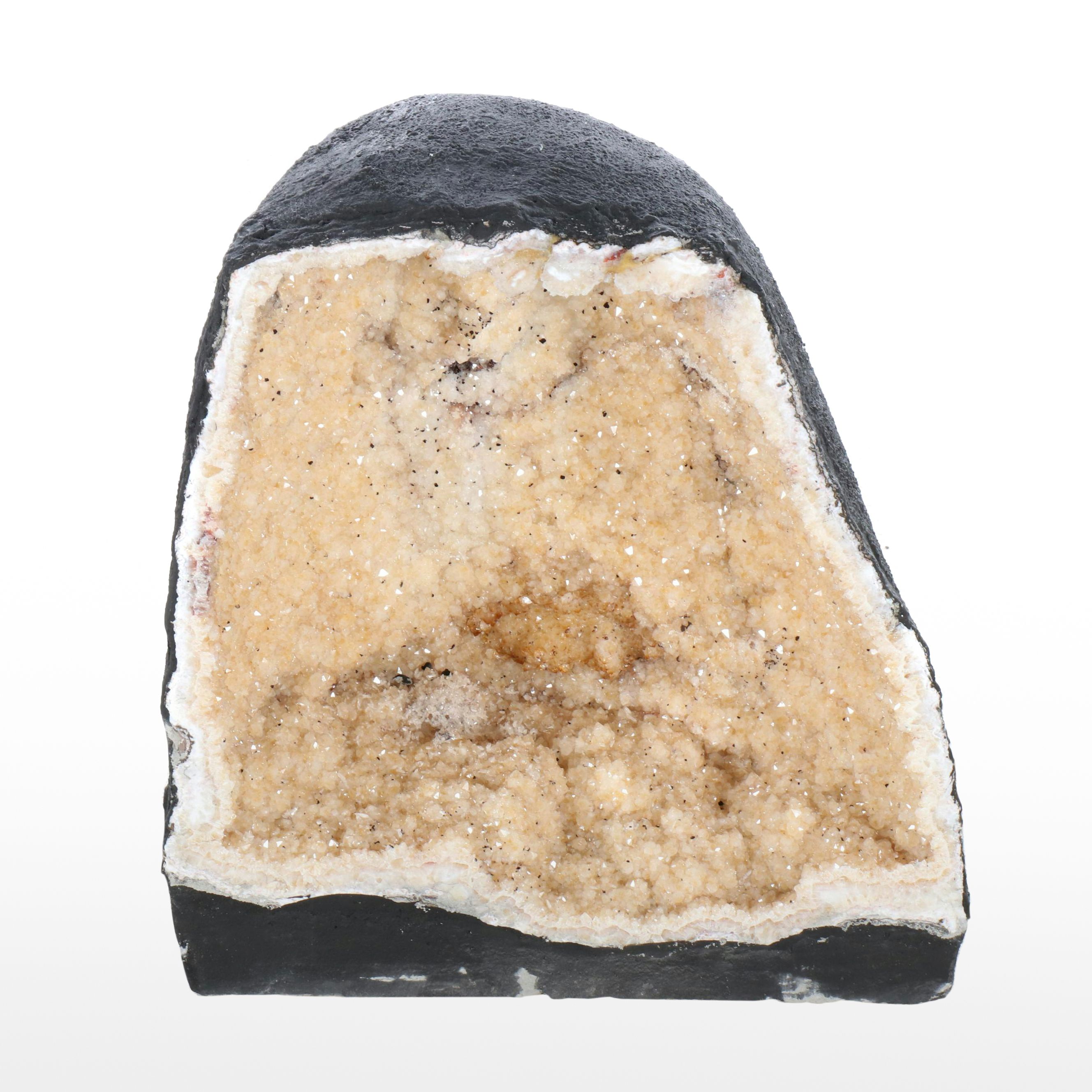 Large Citrine Cathedral Geode