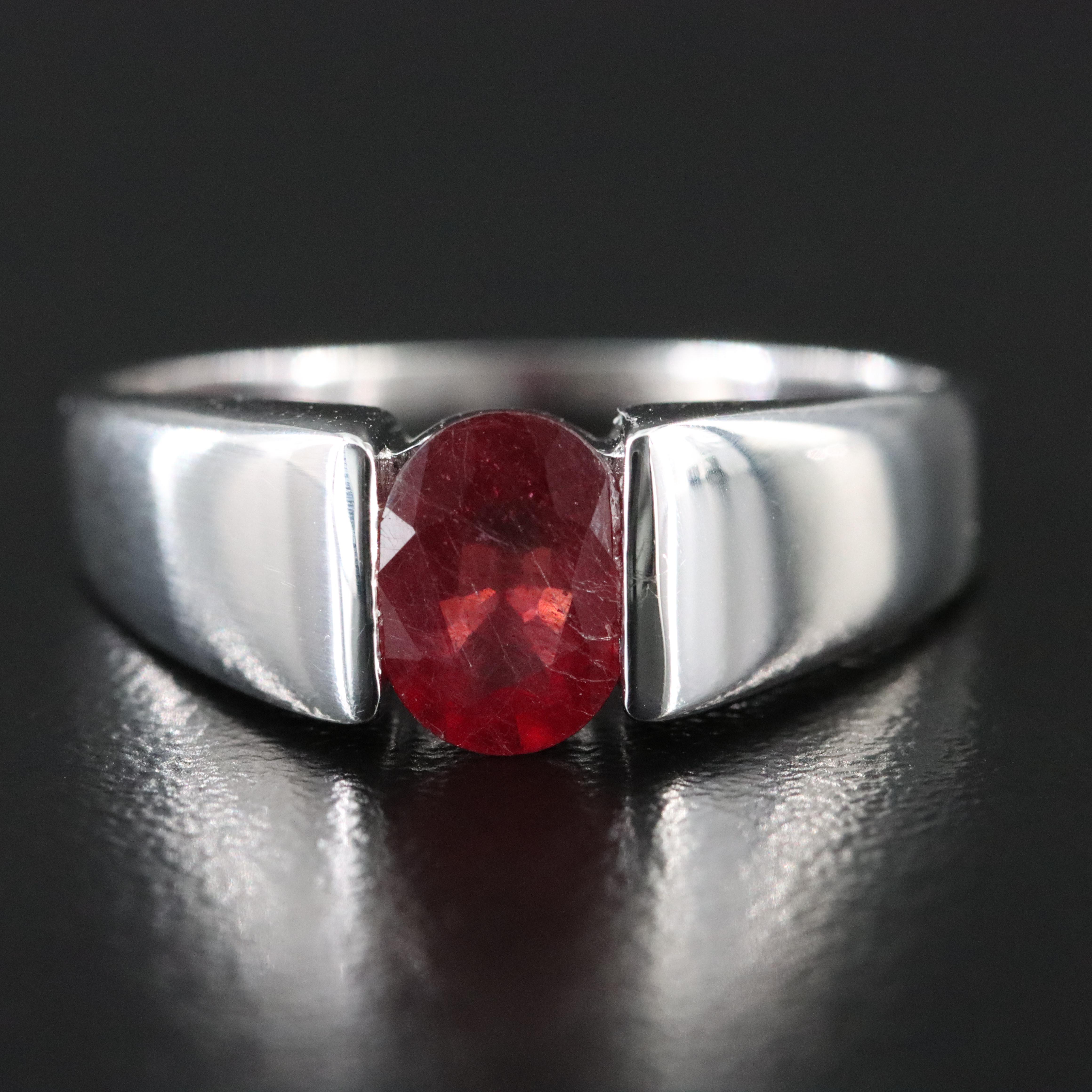 9K Filled Corundum Ring