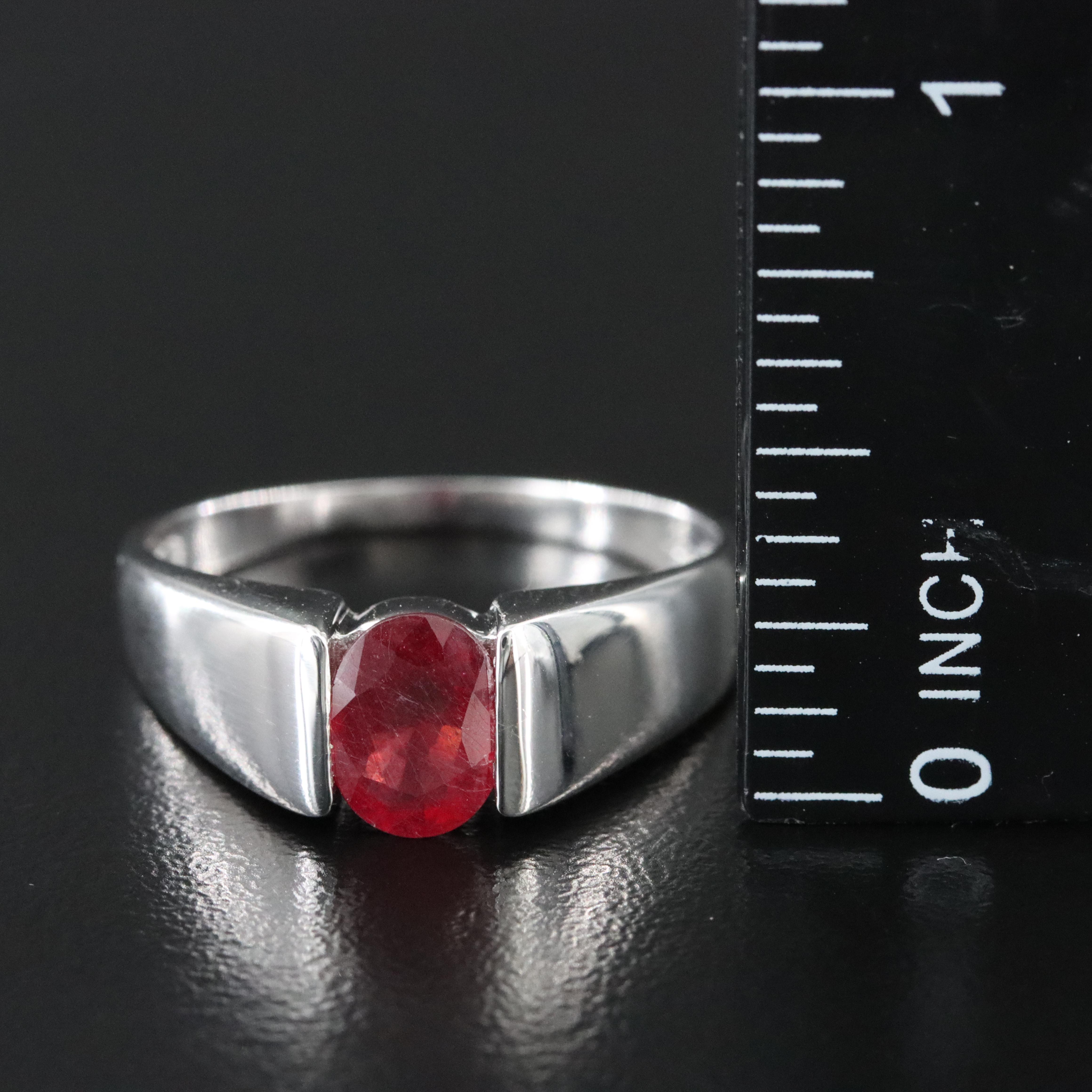 9K Filled Corundum Ring
