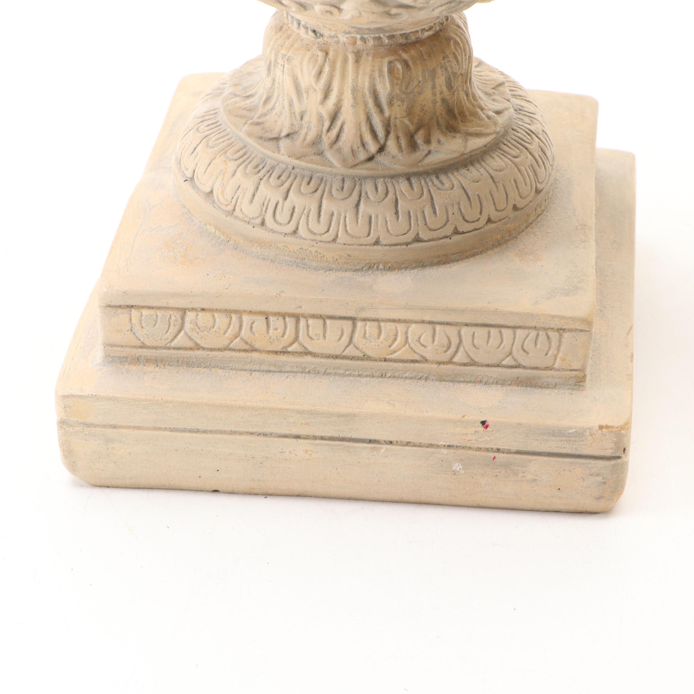 Pair of Reproduction Plaster Townley Vases