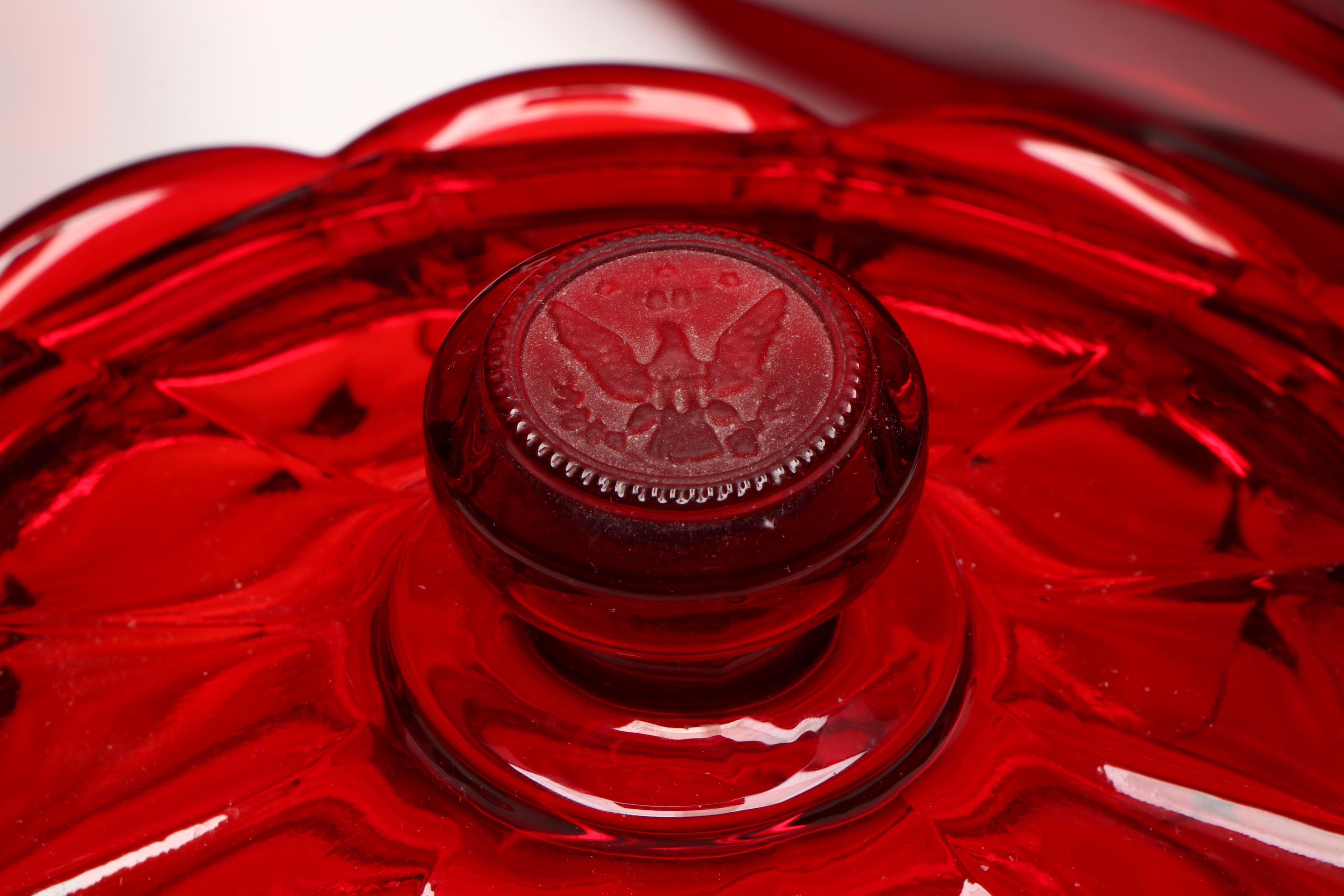 Red Glass Bowls, Cornucopia, Tealight Holder, Jar and Shakers