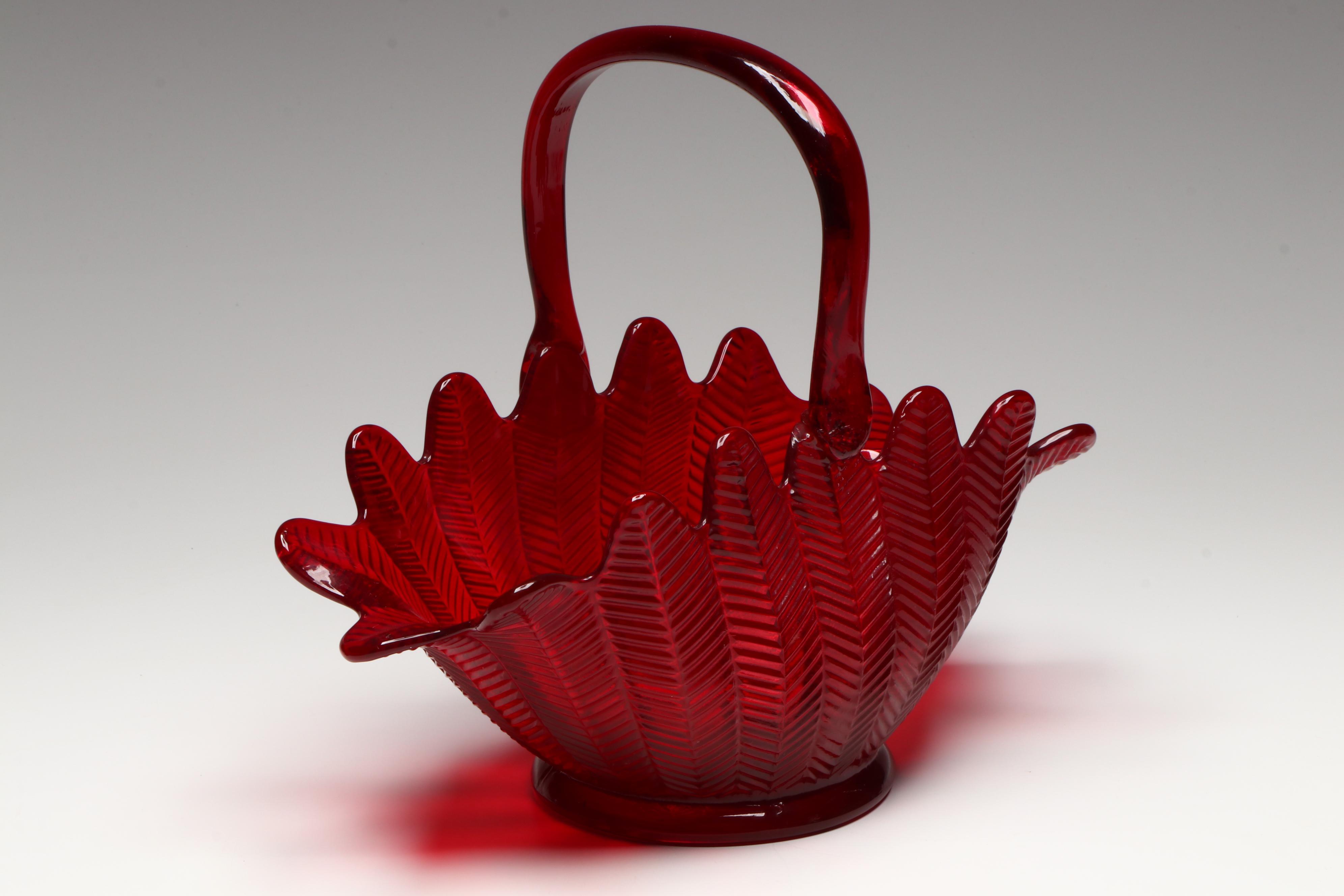 Red Glass Bowls, Cornucopia, Tealight Holder, Jar and Shakers