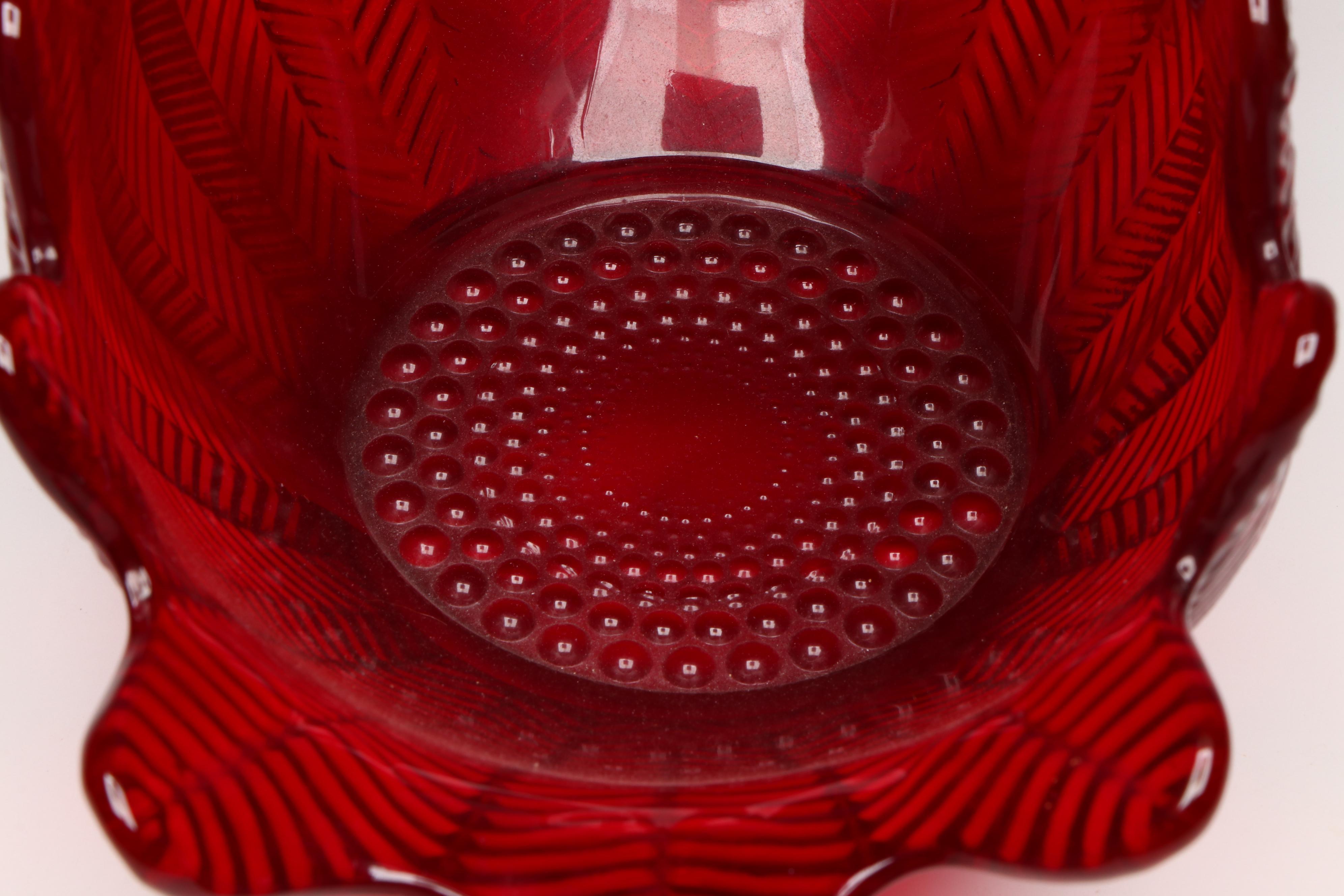 Red Glass Bowls, Cornucopia, Tealight Holder, Jar and Shakers