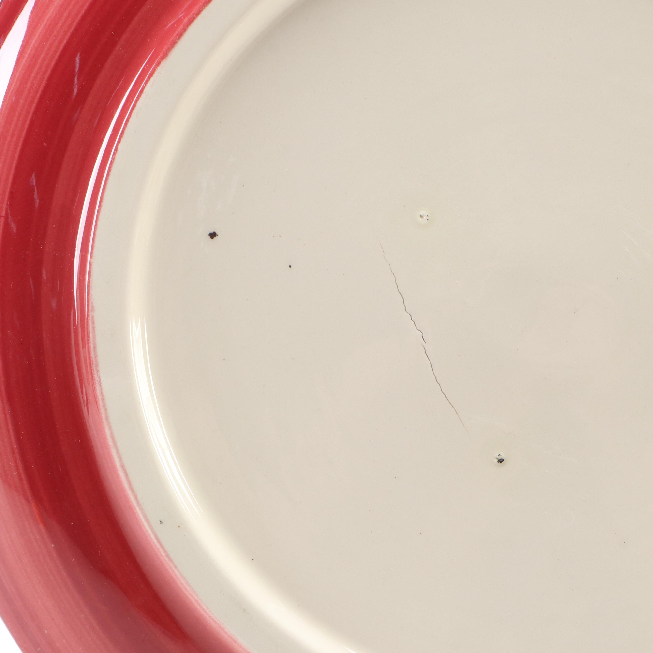 Gail Pittman Wheel Thrown Bowl with Dinner Plate