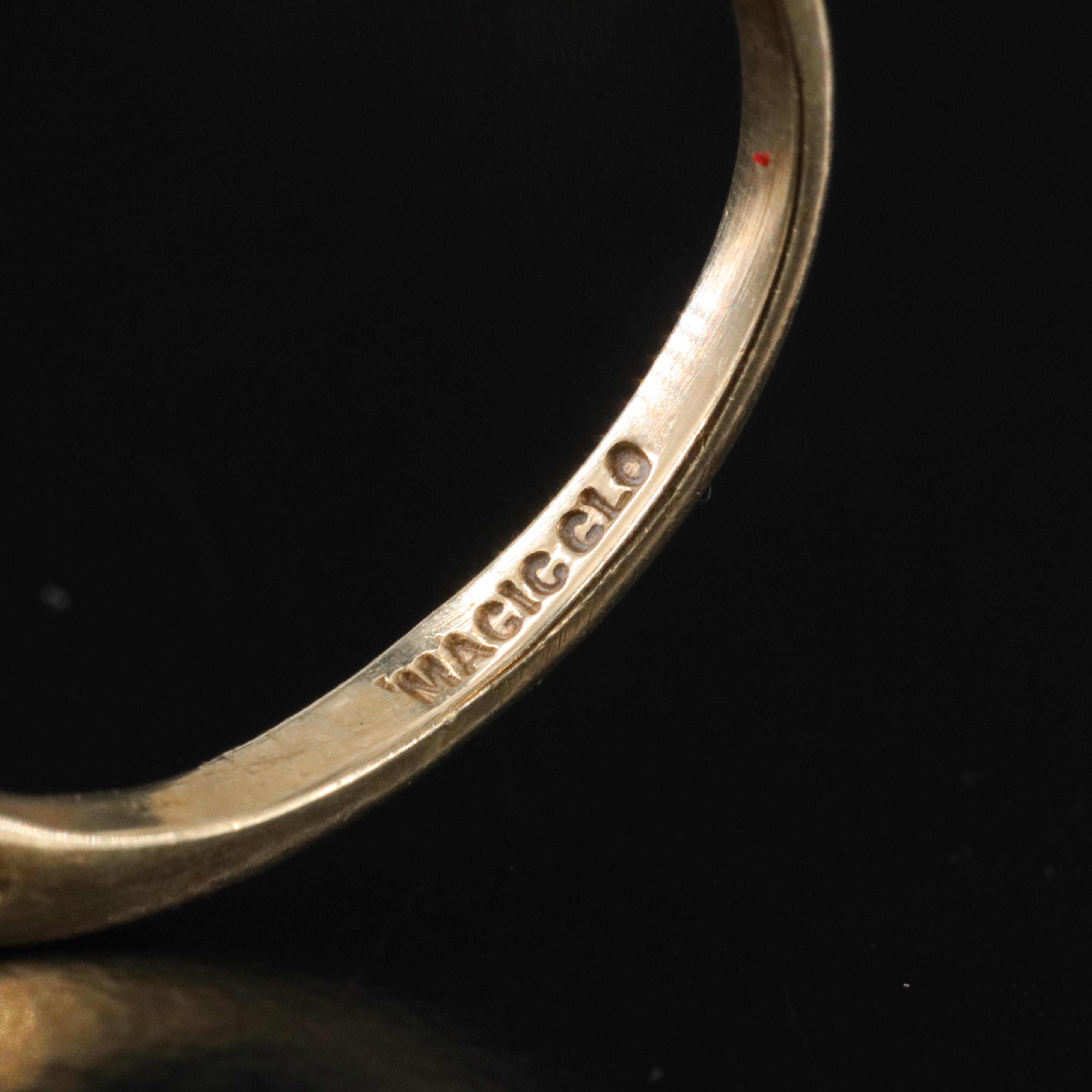 10K Rings Featuring Citrine, Pearl and Diamond