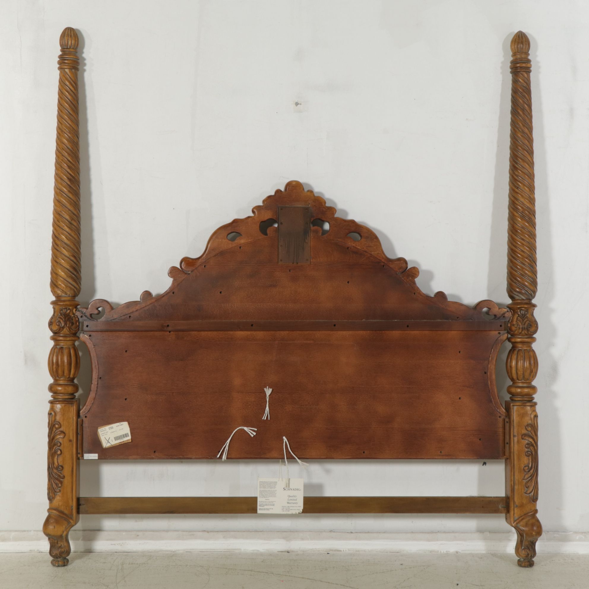 Schnadig Dutch Baroque King Size Bed Frame