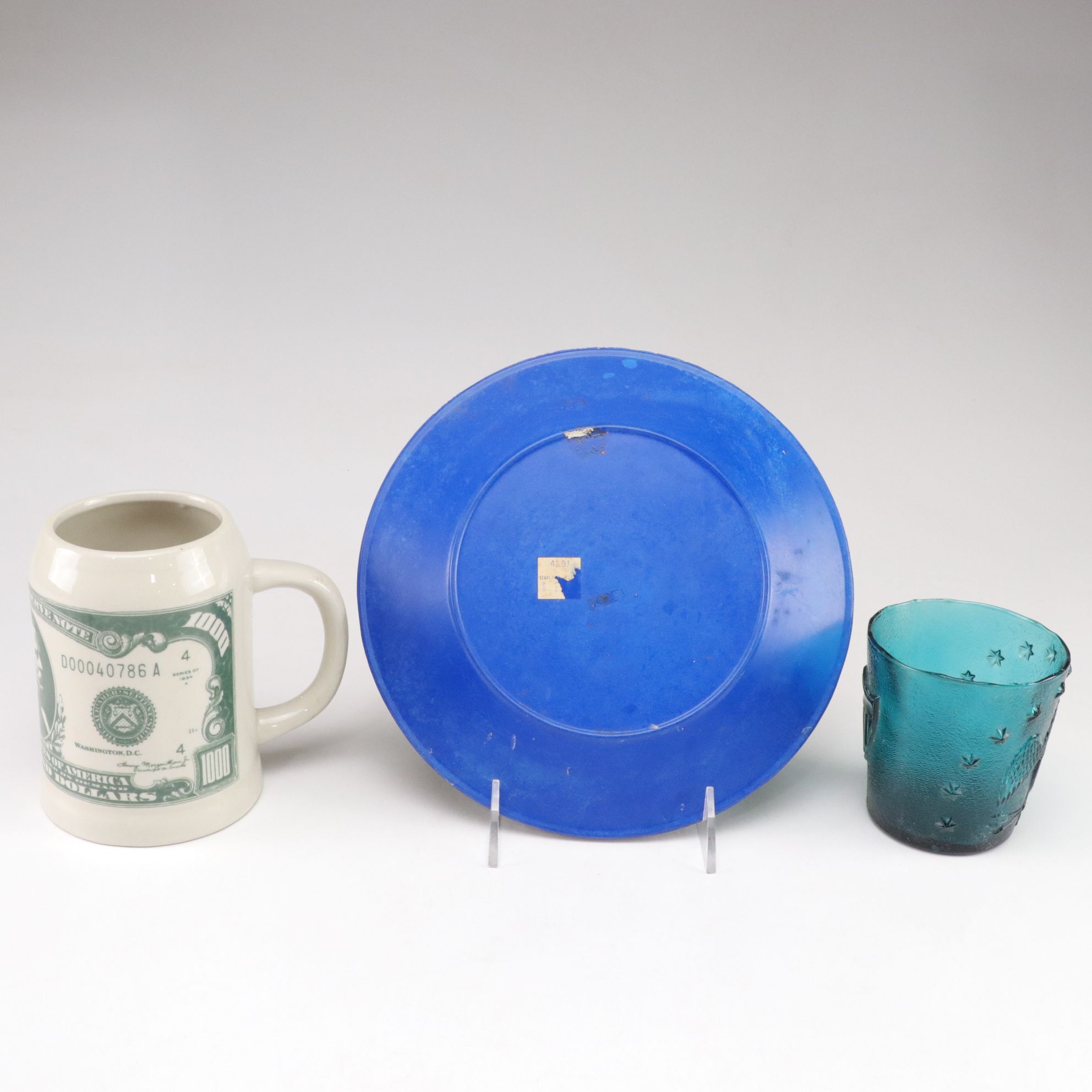 One-Thousand Dollar Bill Mug & Other Americana Collectibles