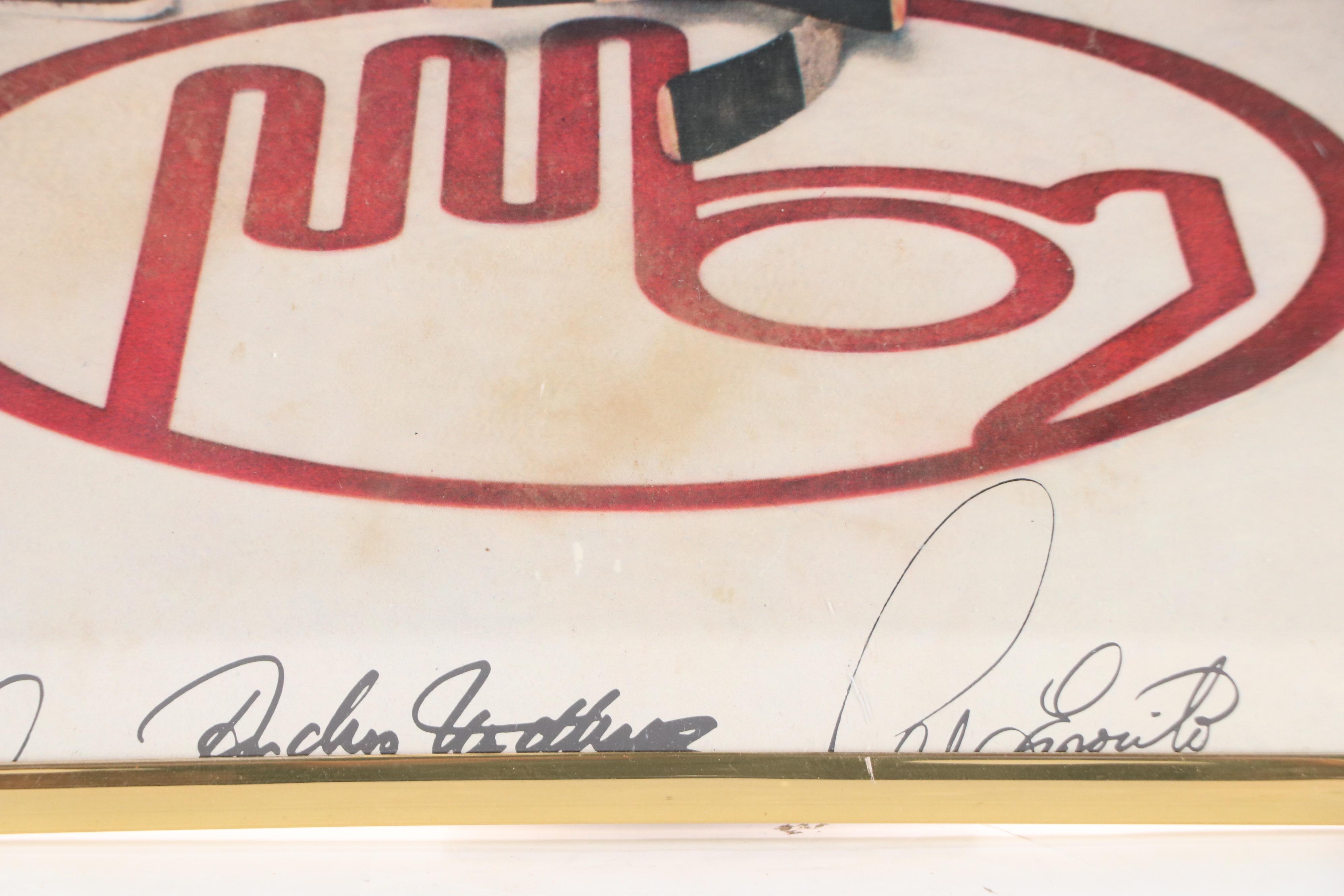 Sasson Jeans Advertisement With New York Rangers Hockey Team, Circa 1980