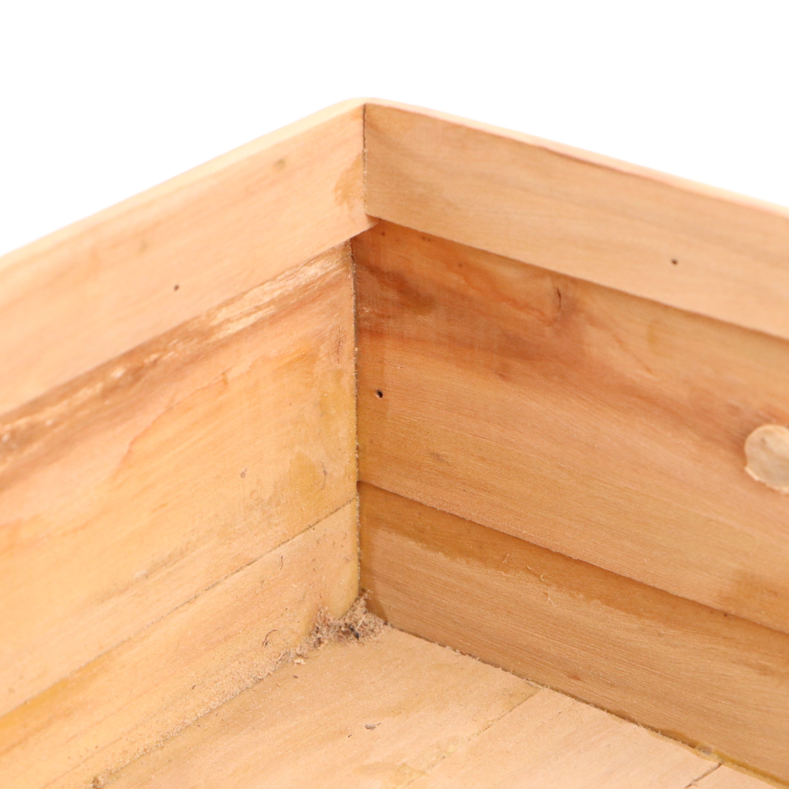 Robert Beaven Handcrafted Wood Box with Inlaid Ceramic Accents to Lid