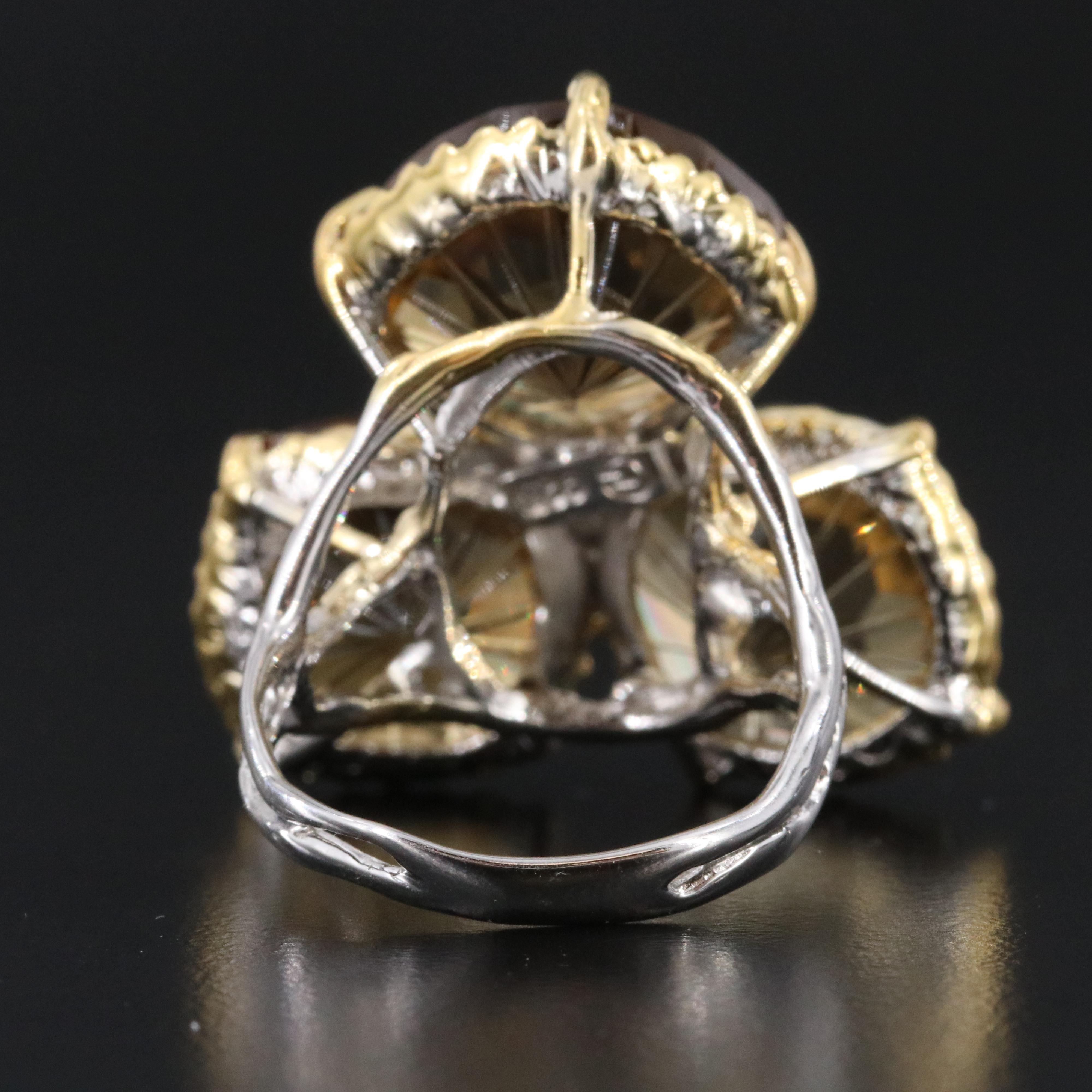 Sterling Citrine Ring