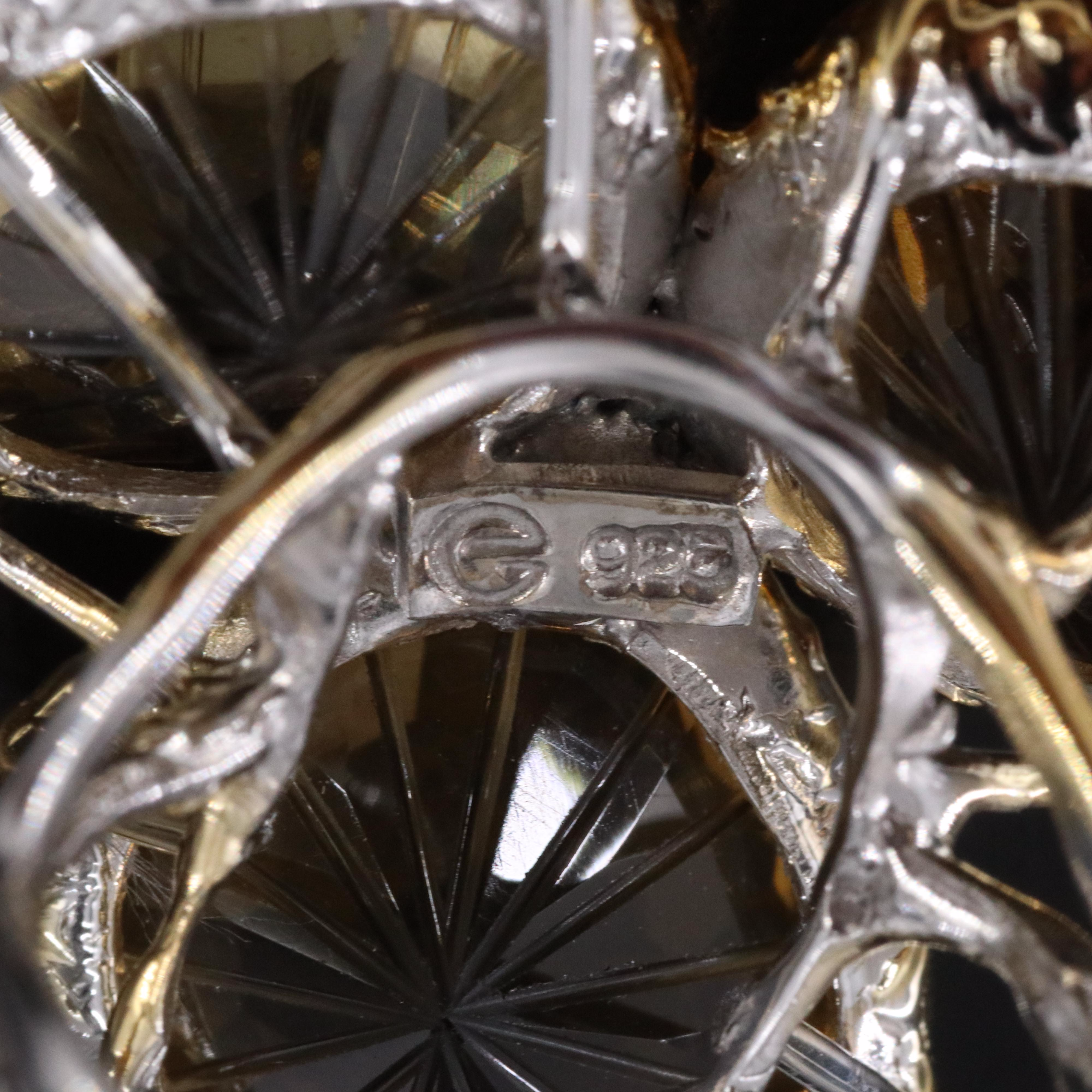 Sterling Citrine Ring