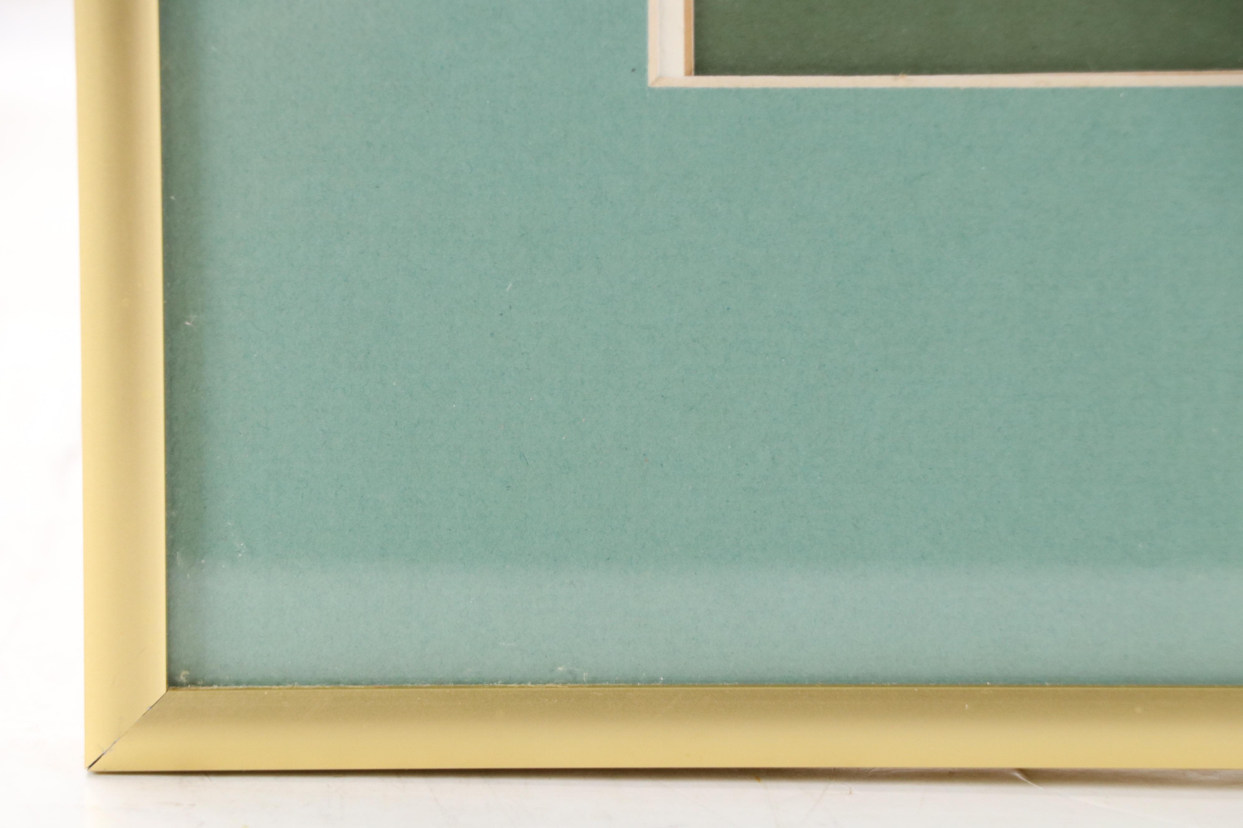 Watercolor Painting of Colorful Abstract Composition, Late 20th Century