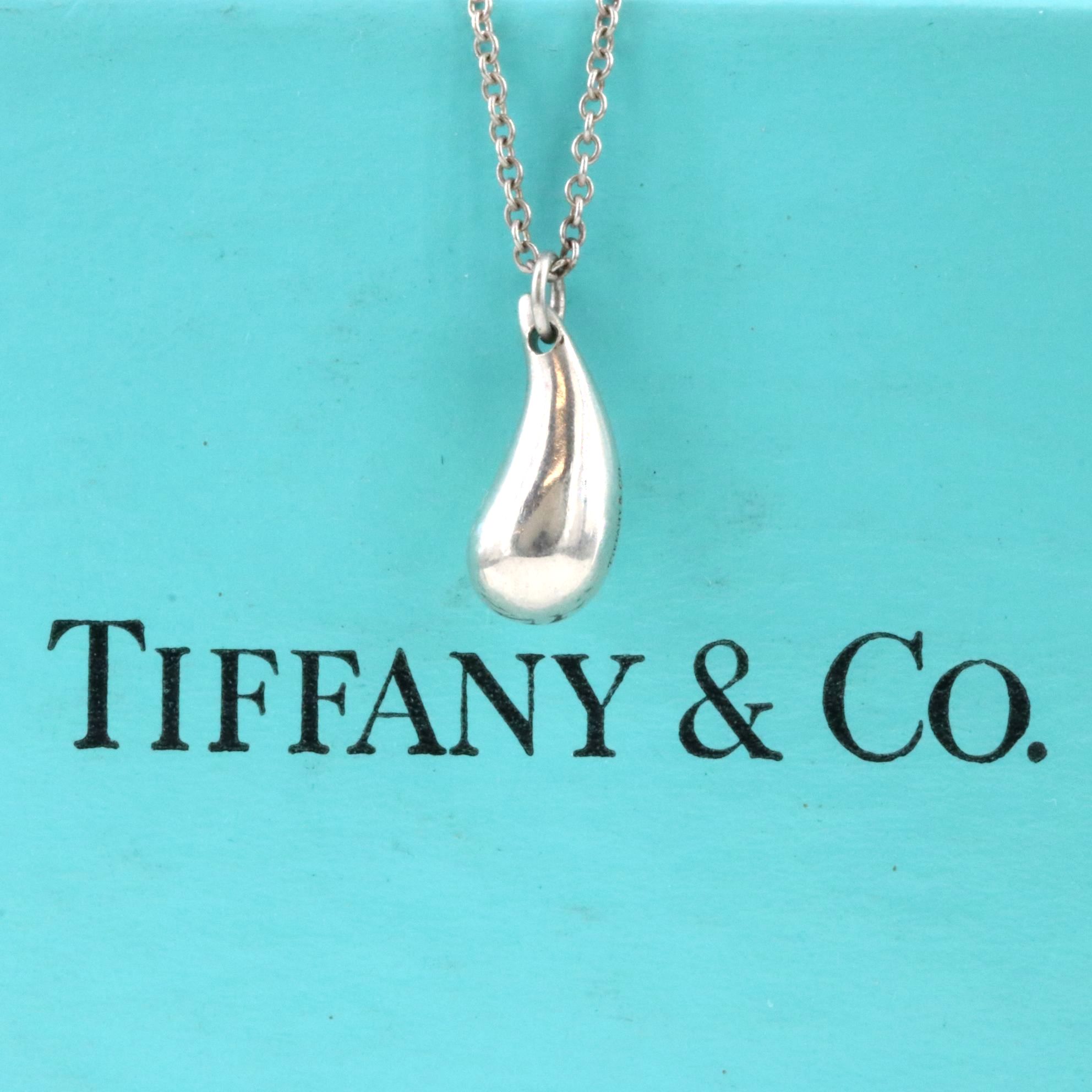 Elsa Peretti for Tiffany & Co. Sterling Teardrop Necklace