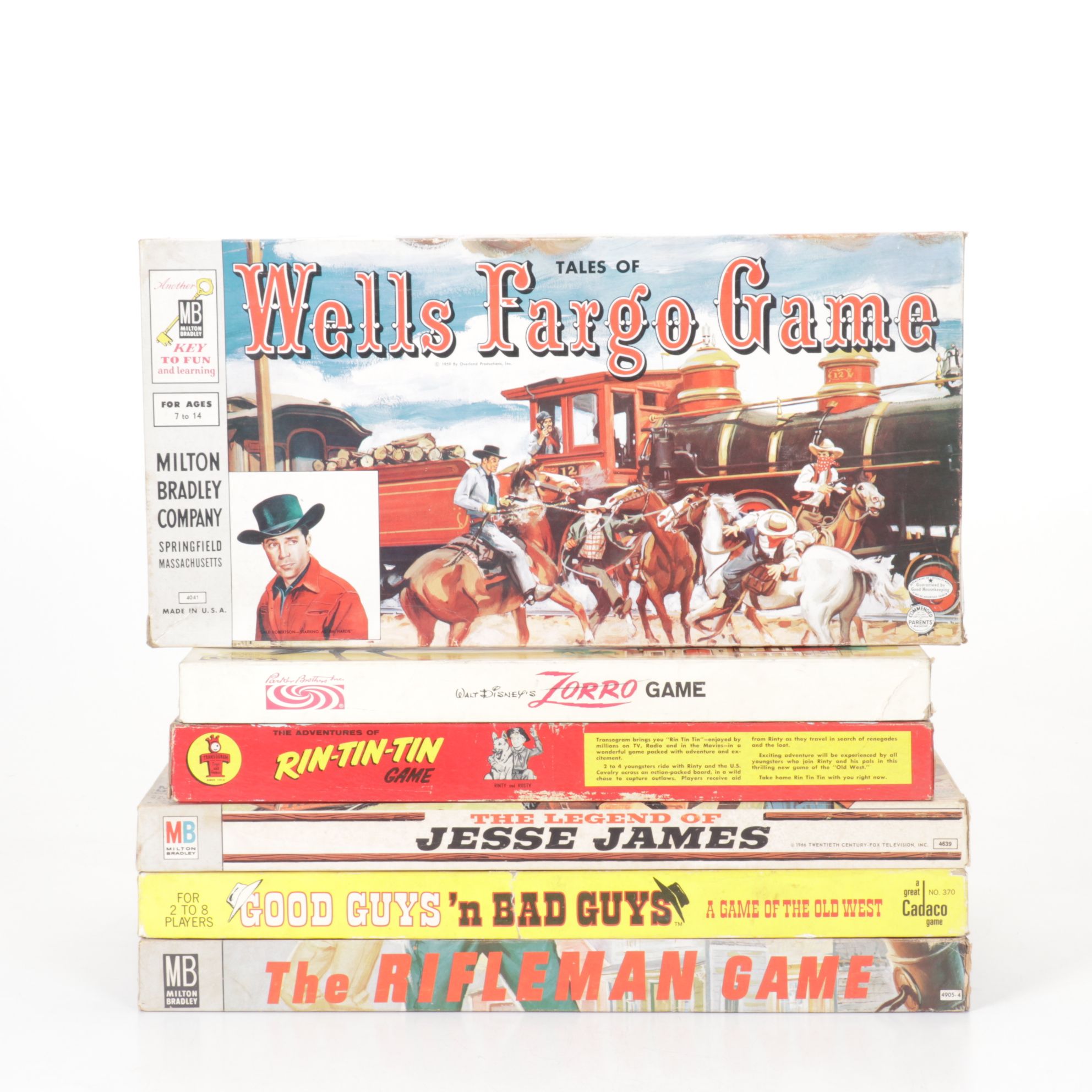 "Tales of the Wells Fargo Game" and Five More Board Games
