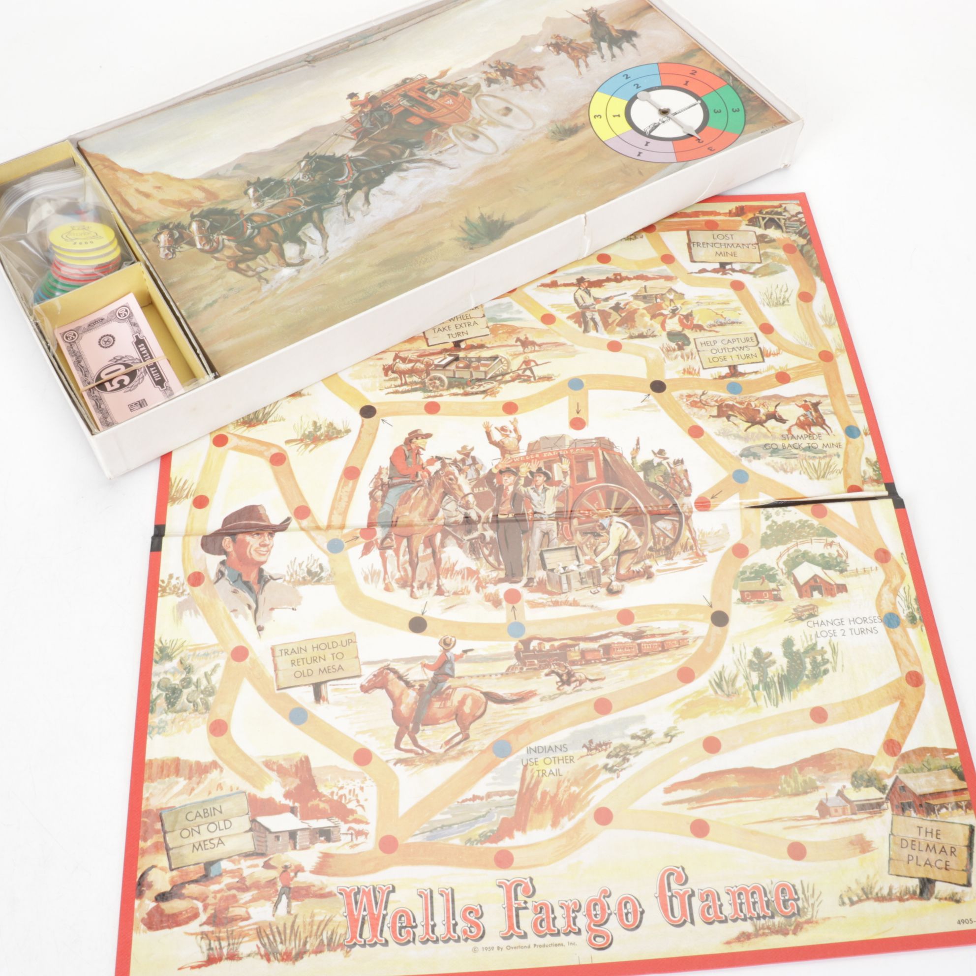 "Tales of the Wells Fargo Game" and Five More Board Games