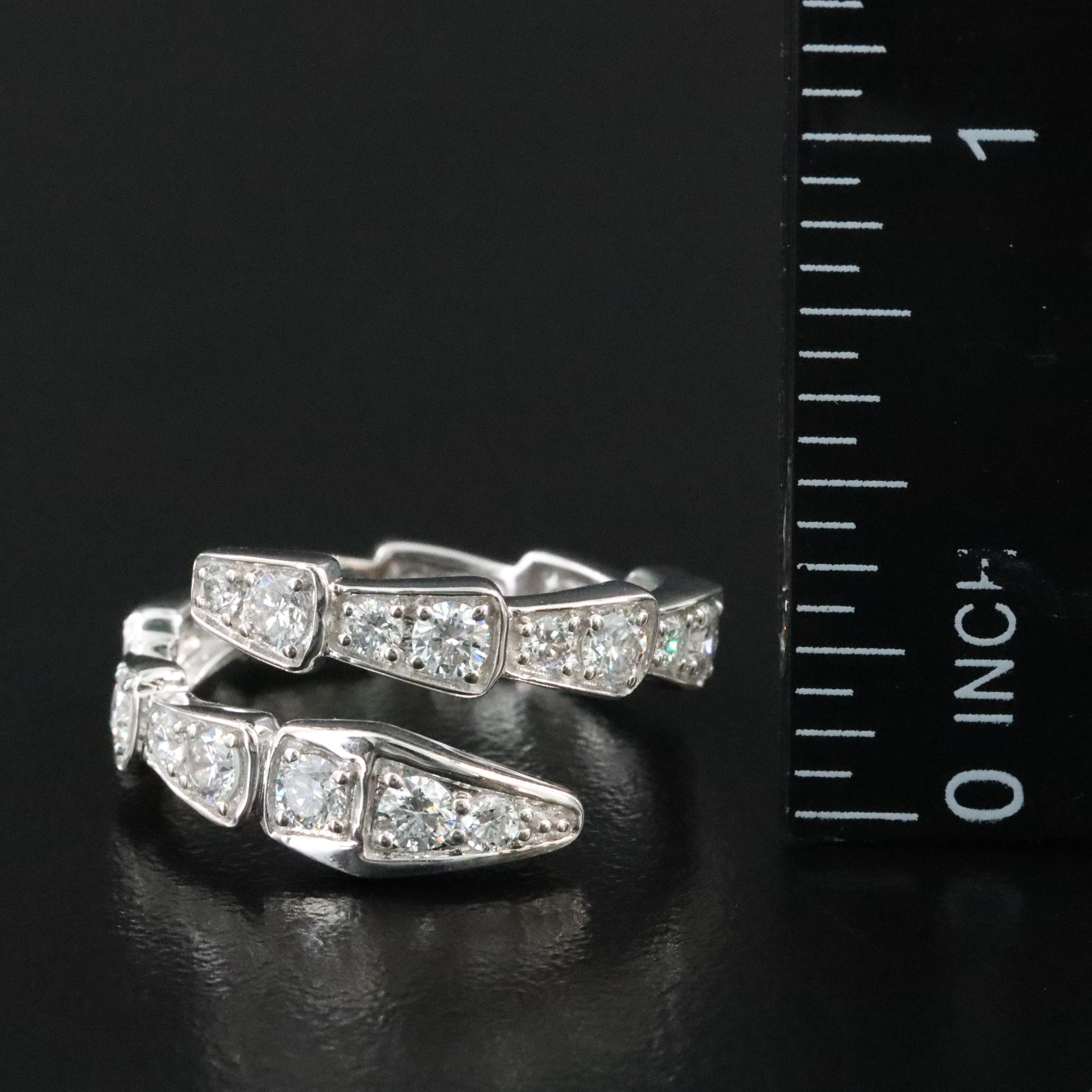 14K 1.50 CTW Lab Grown Diamond Coil Ring