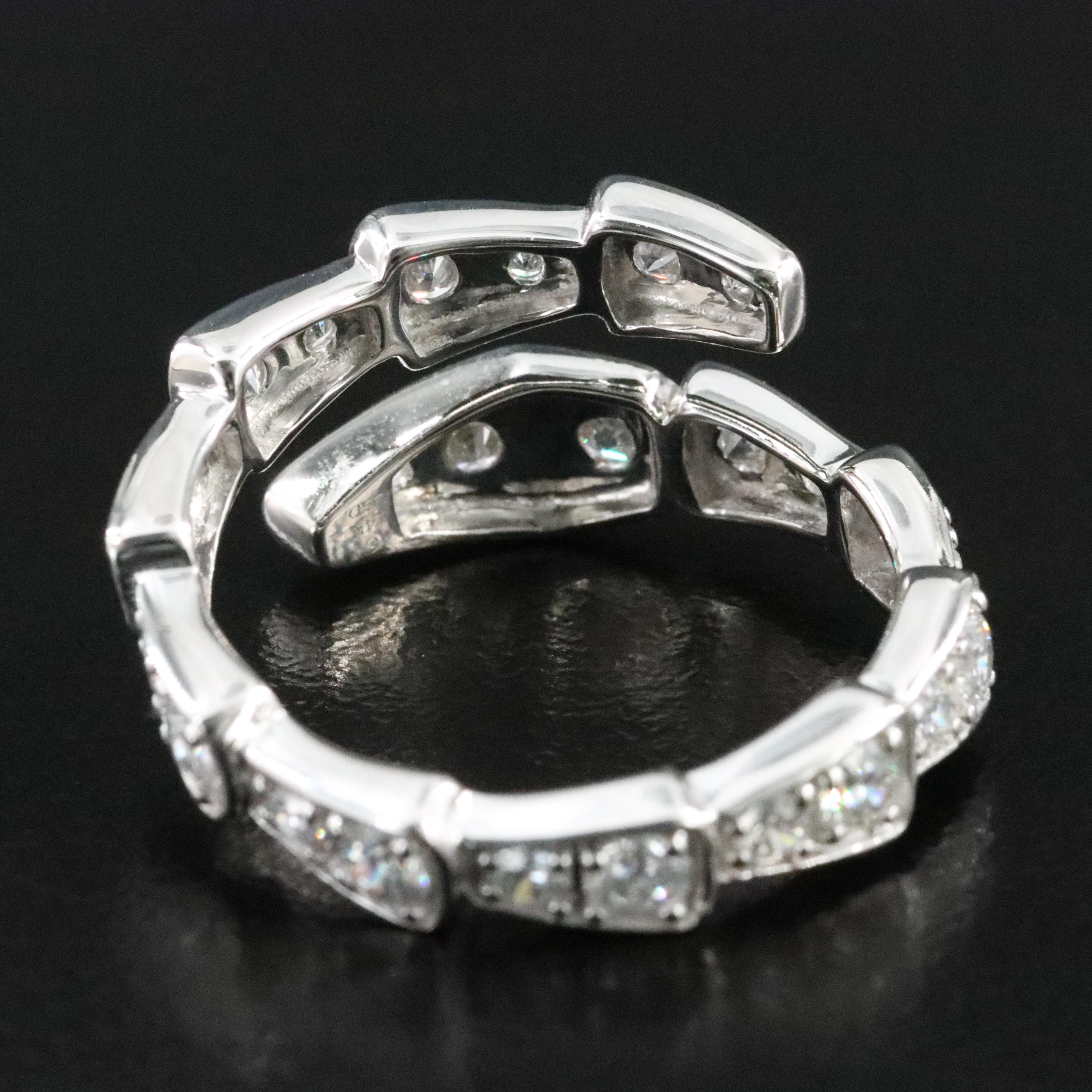 14K 1.50 CTW Lab Grown Diamond Coil Ring