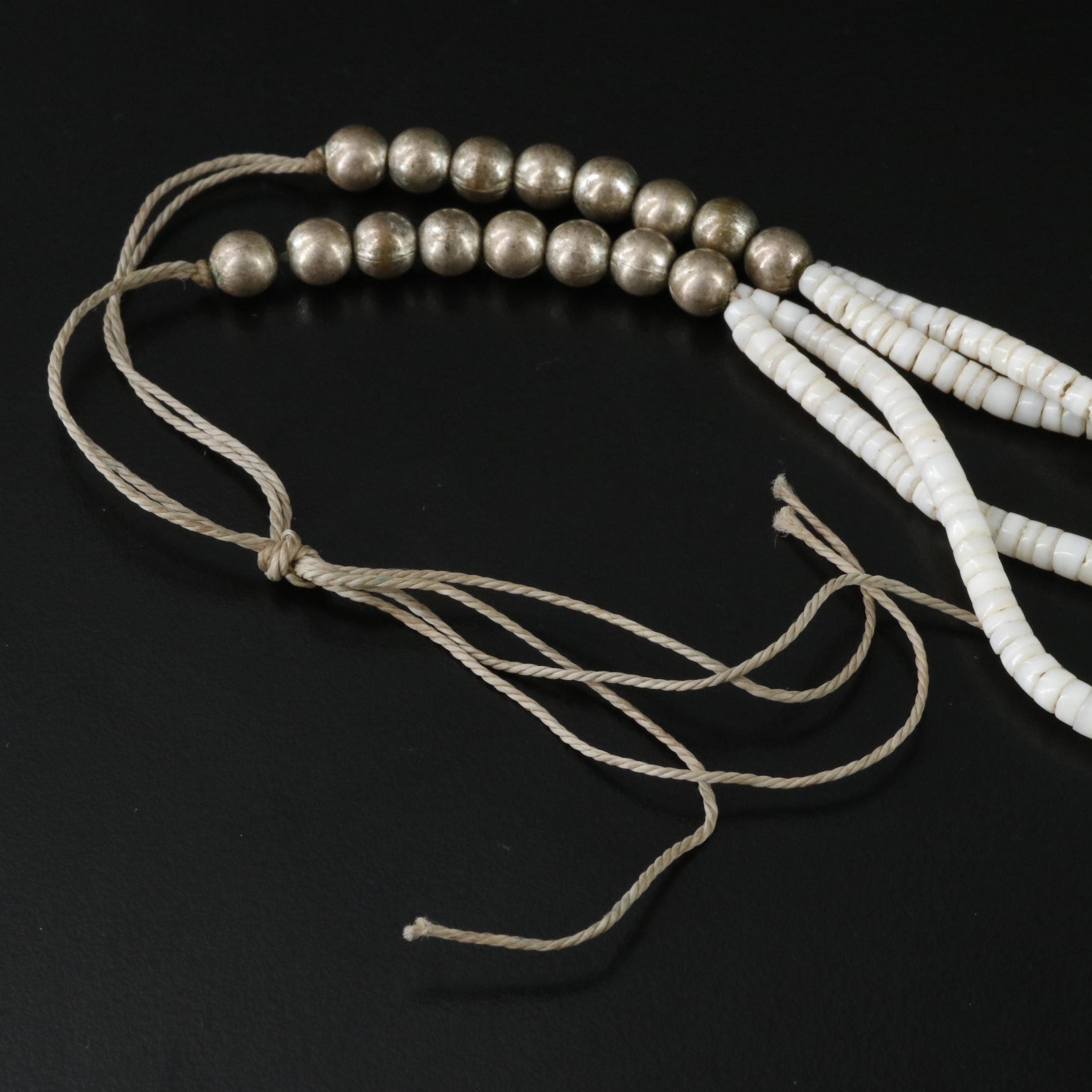 Southwestern Shell, Turquoise and Gemstone Necklace