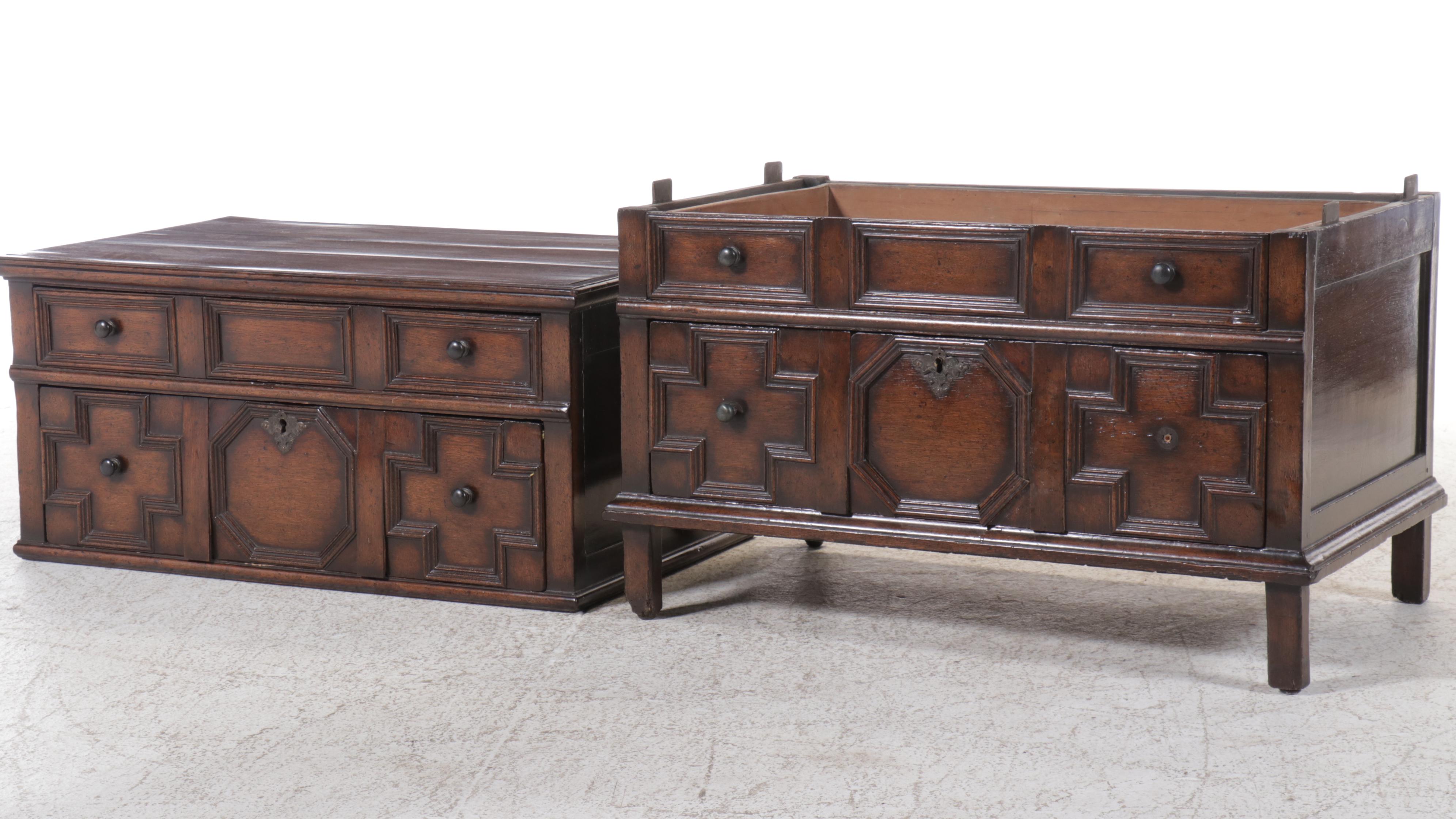 William and Mary Style Chest of Drawers
