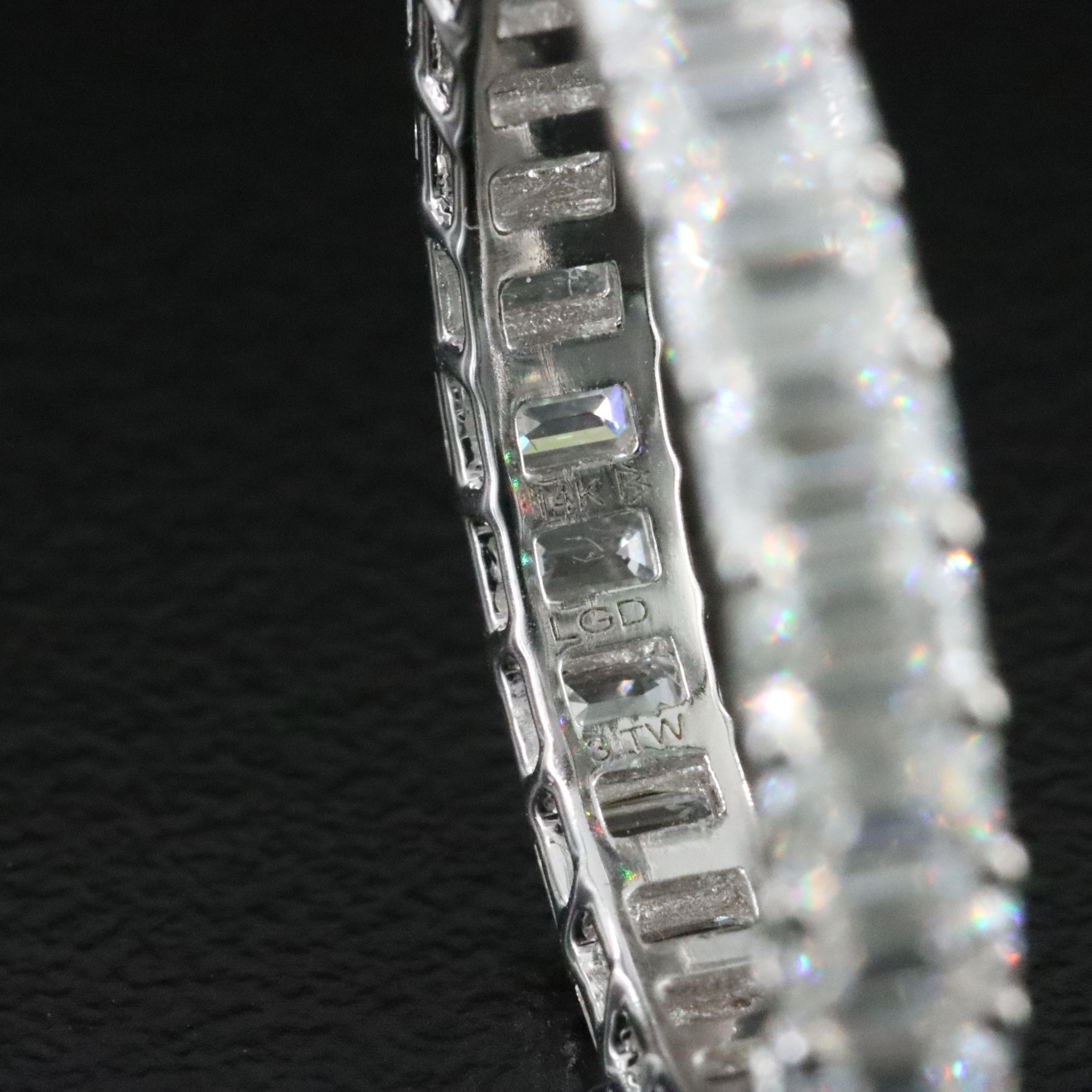 14K 3.00 CTW Lab Grown Diamond Eternity Band