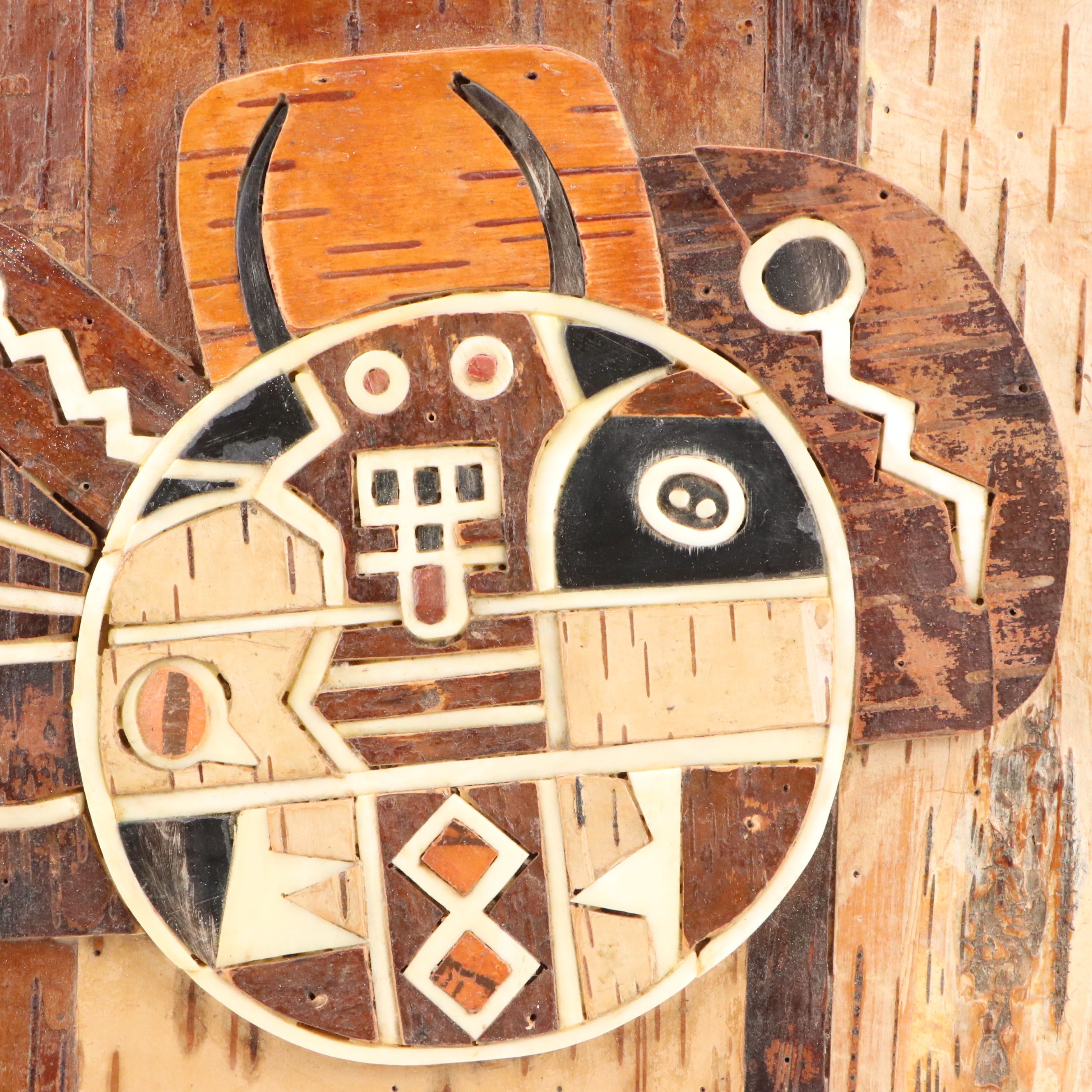 Handcrafted Birch, Sycamore and Pine Inlay Sculptural Box