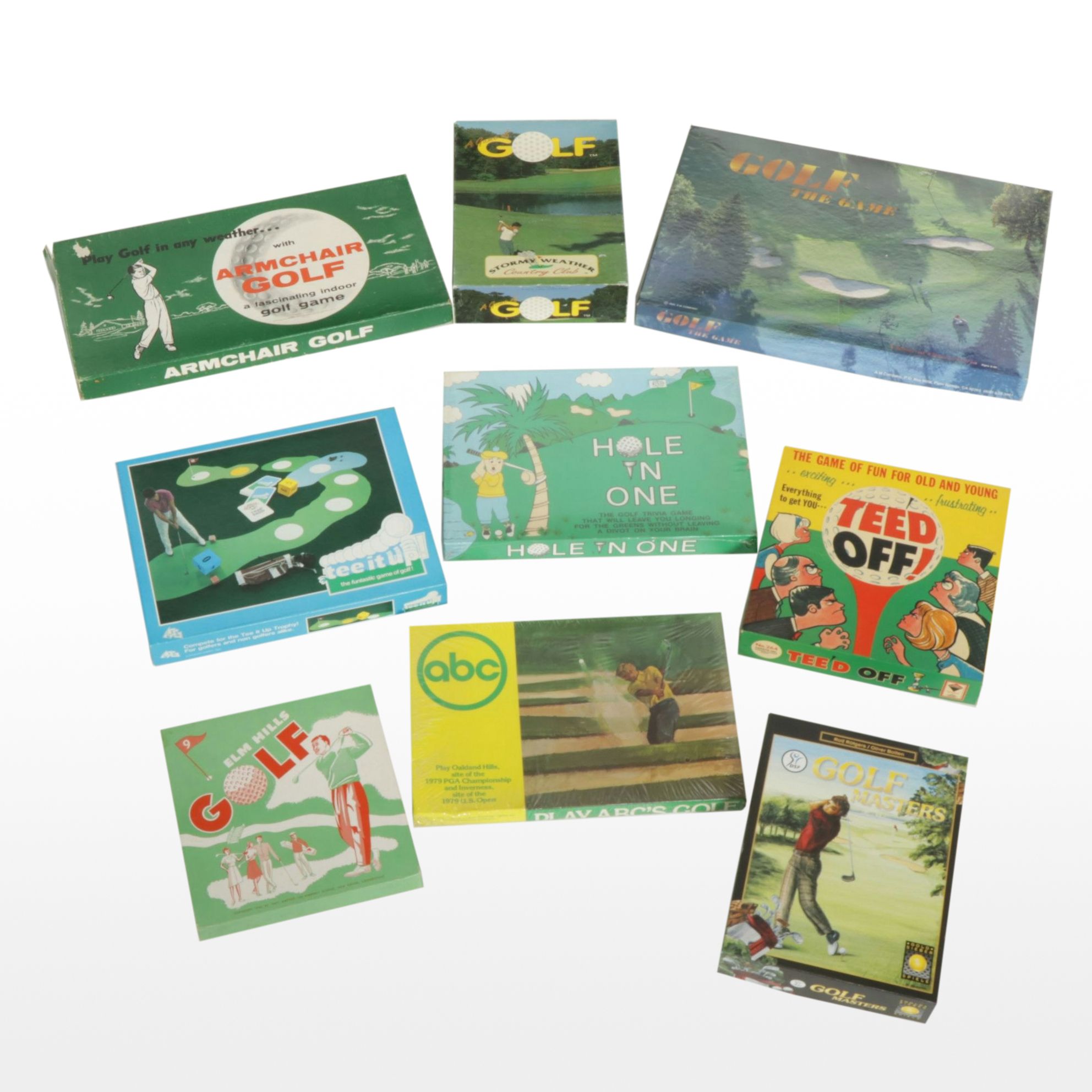 "Tee It Up!" and "Tee'd Off" with "Armchair Golf" and More Golf Board Games