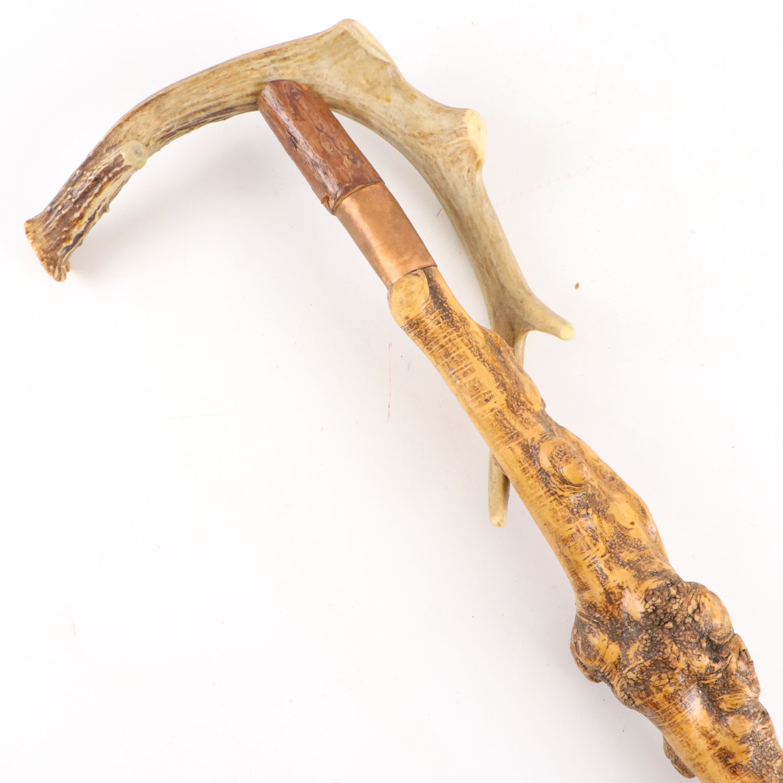 Robert Beaven Hand-Carved Folk Art Cane