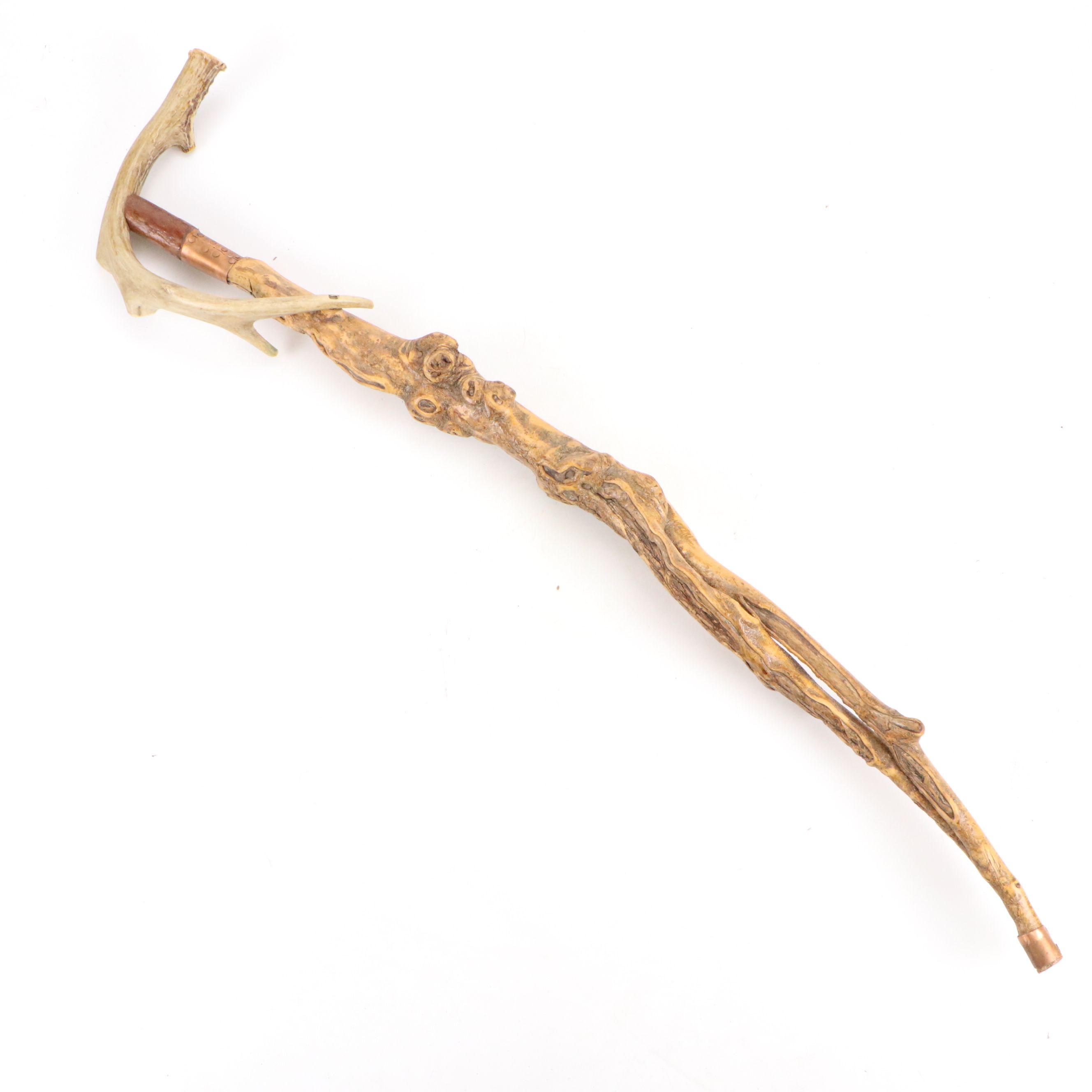 Robert Beaven Hand-Carved Folk Art Cane