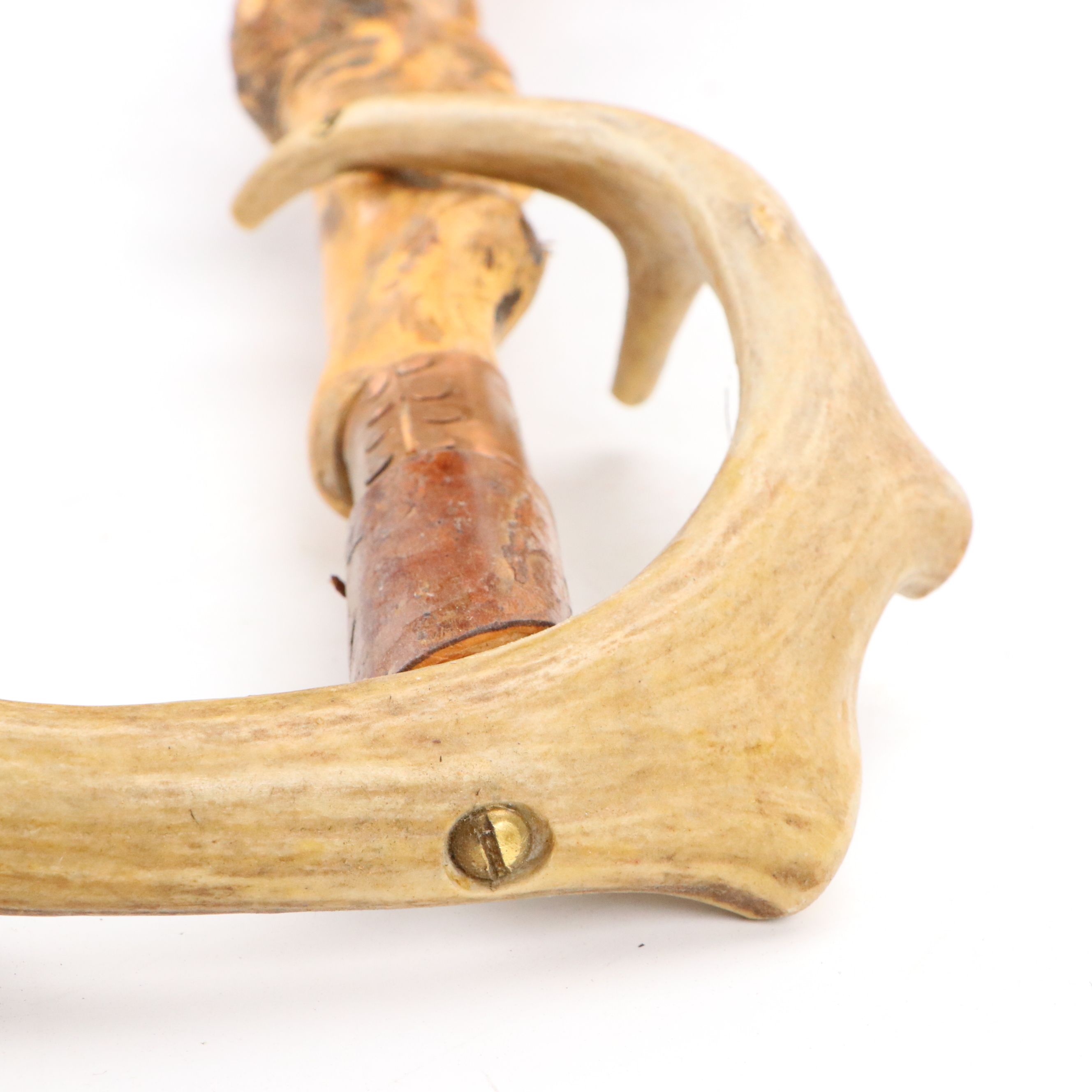 Robert Beaven Hand-Carved Folk Art Cane