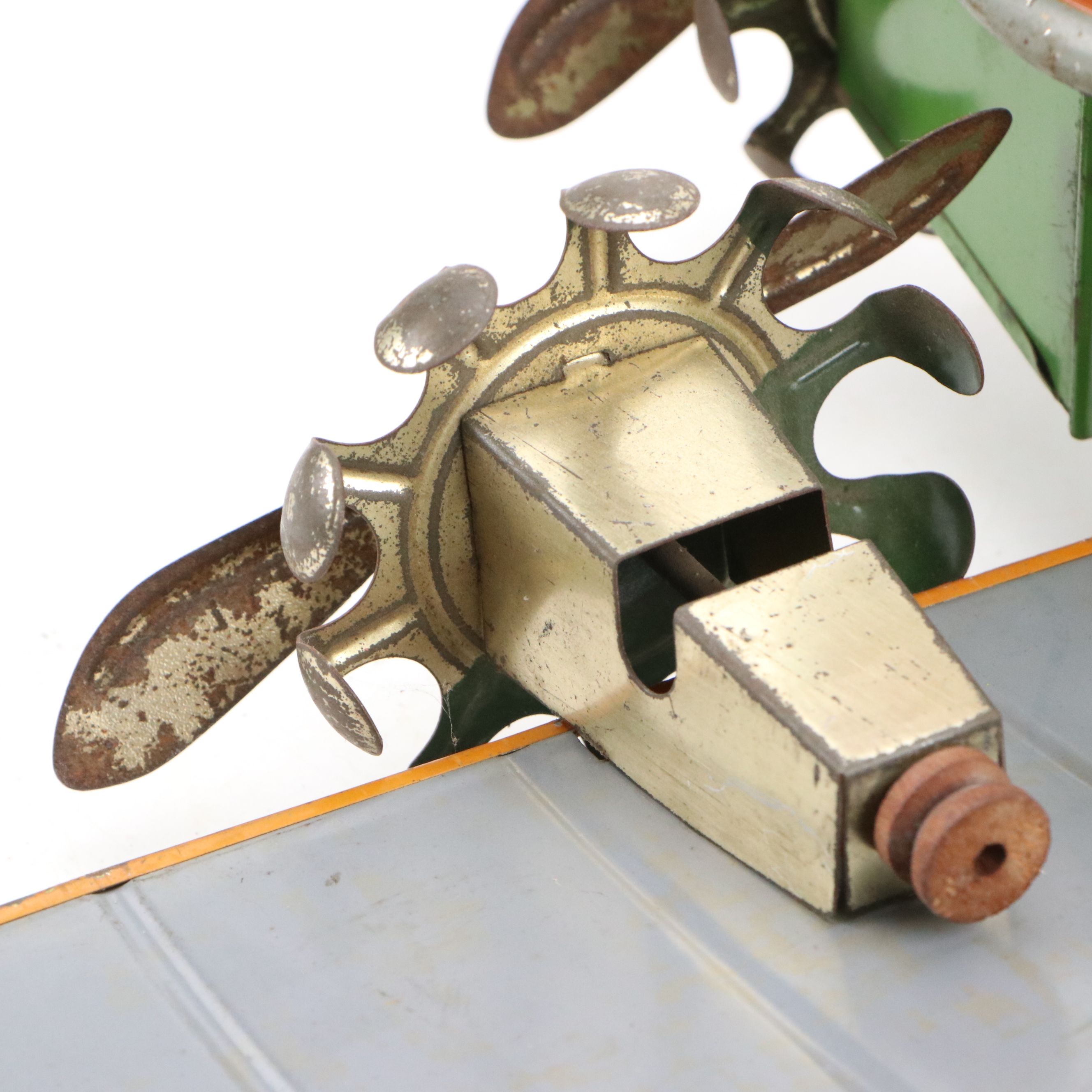 Henry Katz & Co. "The Commander" Tinplate Toy Airplane, Early 20th Century