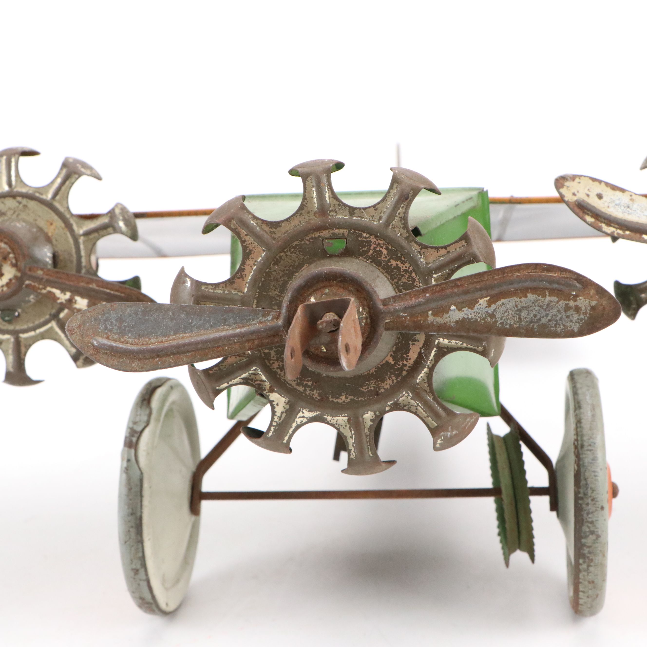 Henry Katz & Co. "The Commander" Tinplate Toy Airplane, Early 20th Century