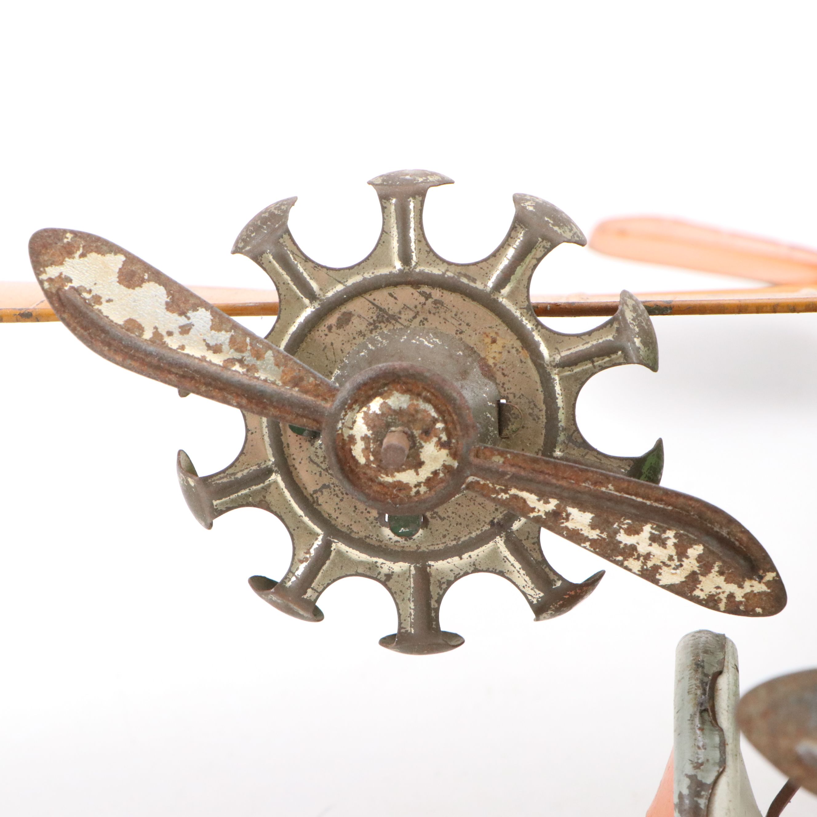 Henry Katz & Co. "The Commander" Tinplate Toy Airplane, Early 20th Century