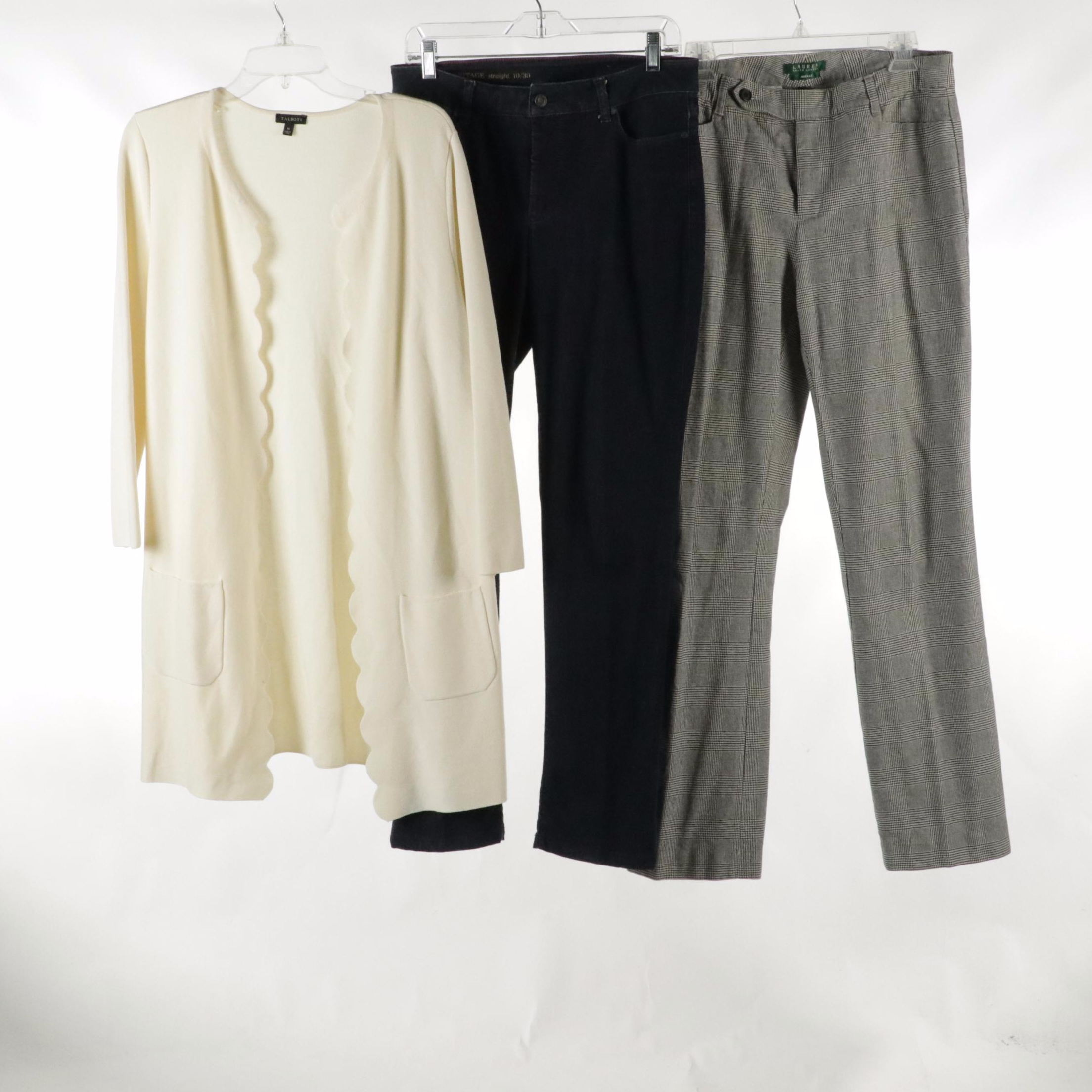 Dressy Casual Wardrobe Collection Featuring Talbots and Lauren Ralph Lauren