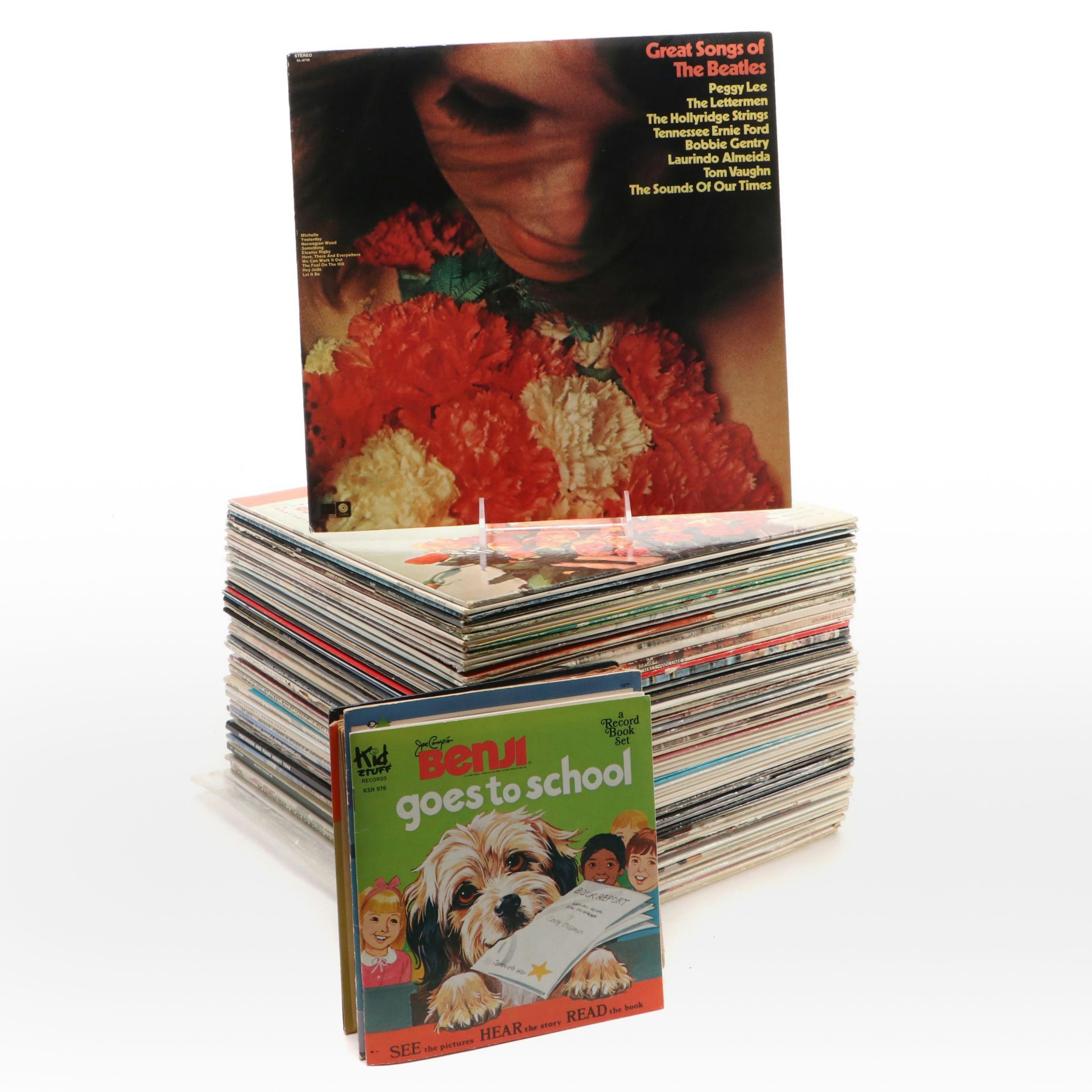 Neil Diamond, Melanie, ABBA and Other Vinyl Record Albums