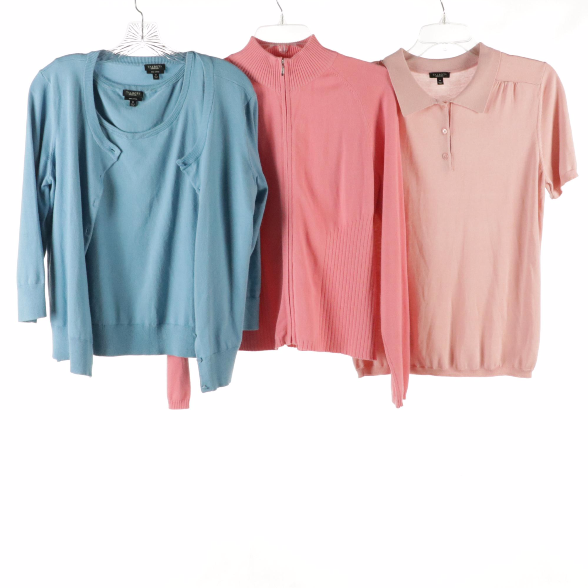 Cozy Casual Pastel Capsule Wardrobe Featuring Knit Sweaters, Denim Jeans, More