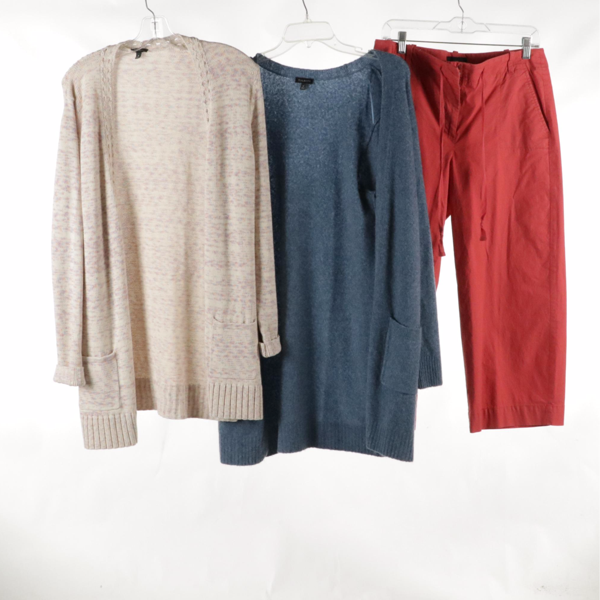 Cozy Casual Pastel Capsule Wardrobe Featuring Knit Sweaters, Denim Jeans, More