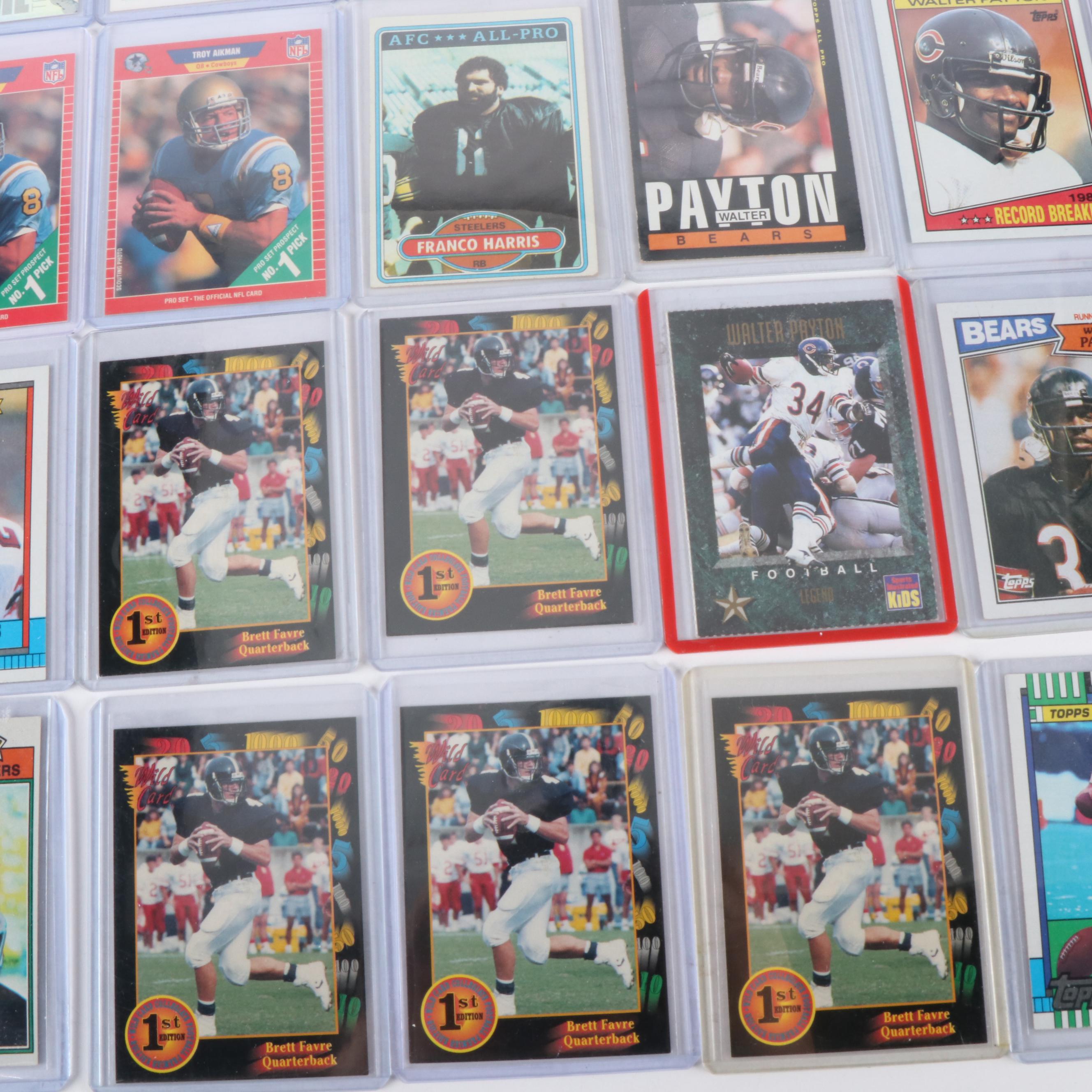 1984 Topps John Elway SGC Graded Rookie with Other Football Cards, 1950s-1990s