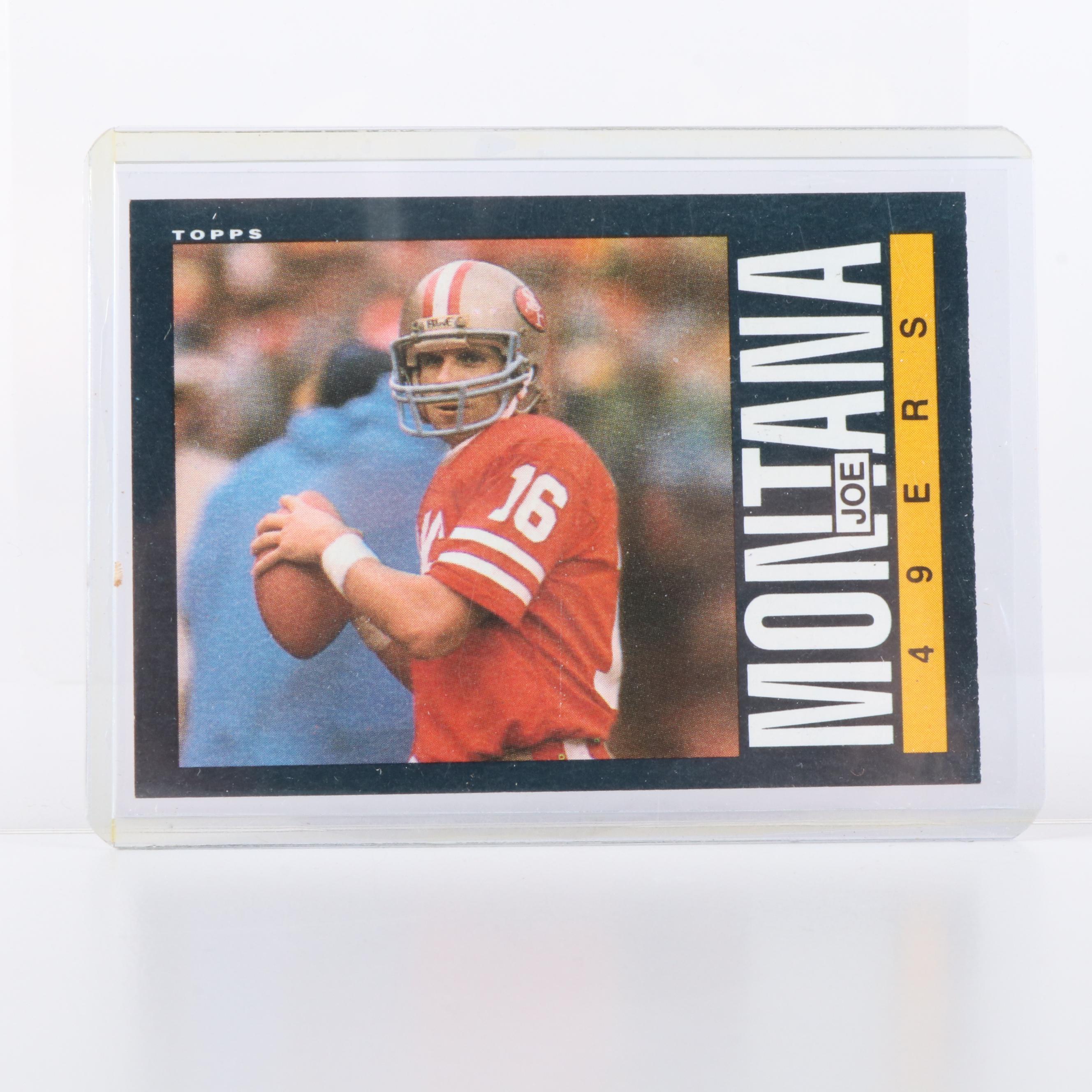 1984 Topps John Elway SGC Graded Rookie with Other Football Cards, 1950s-1990s