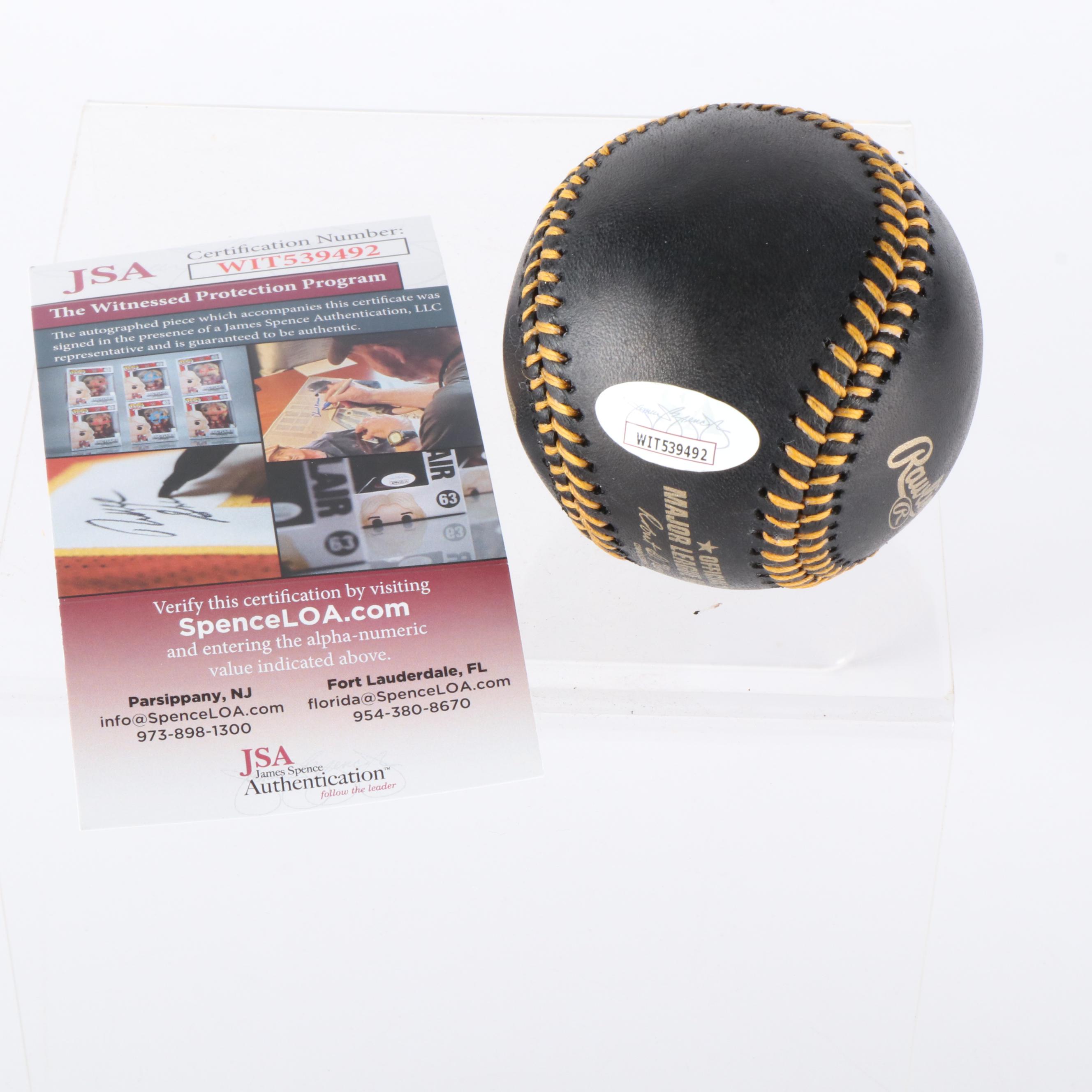 Shane Bieber Signed Rawlings Official Major League Baseball, JSA